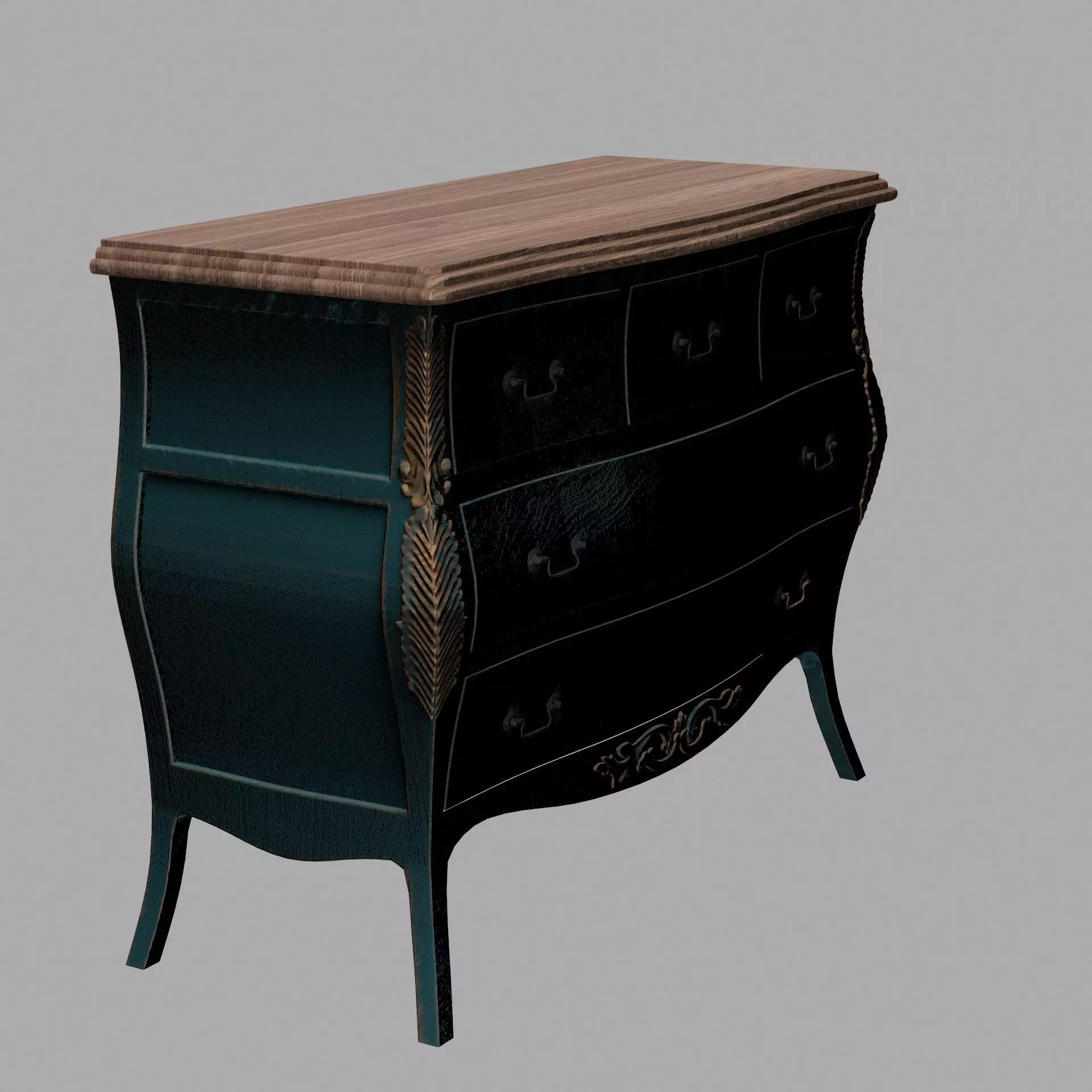 Molvenira Chest of Drawer 3D model_0