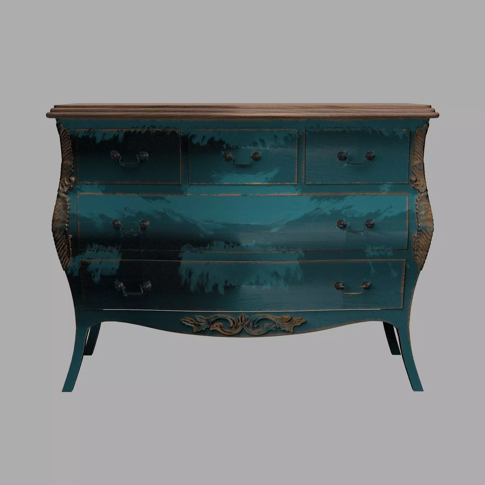 Molvenira Chest of Drawer 3D model_1