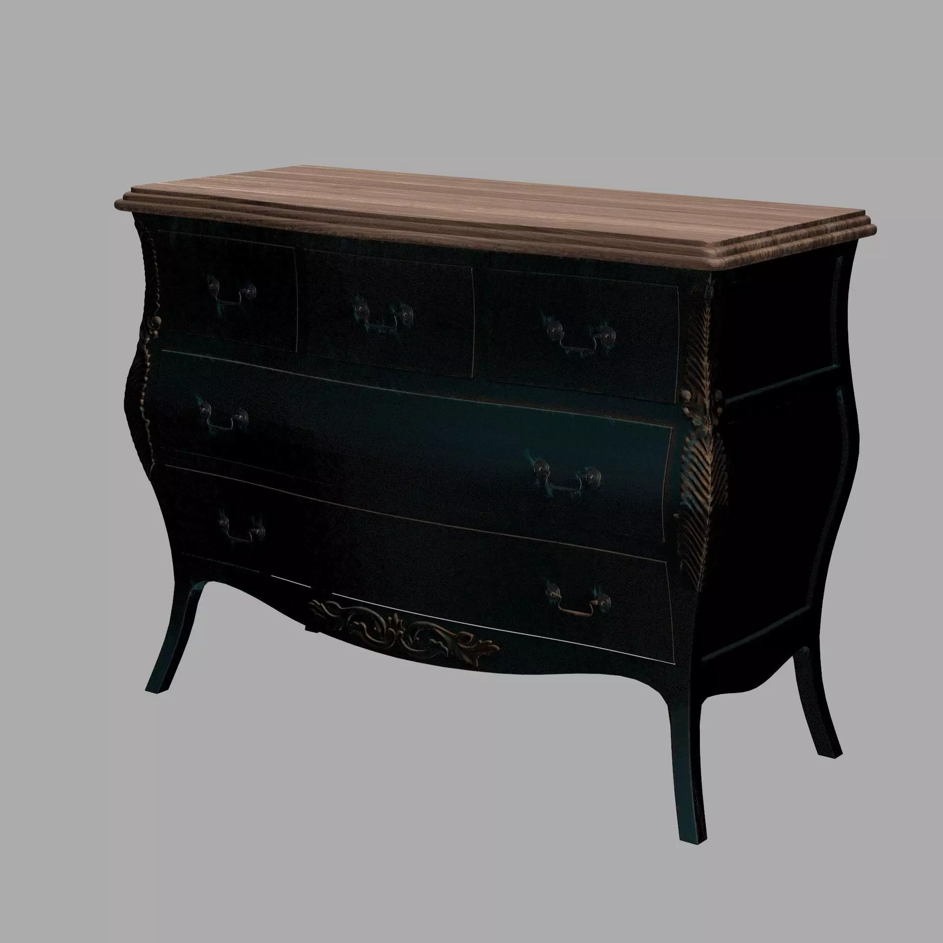 Molvenira Chest of Drawer 3D model_2