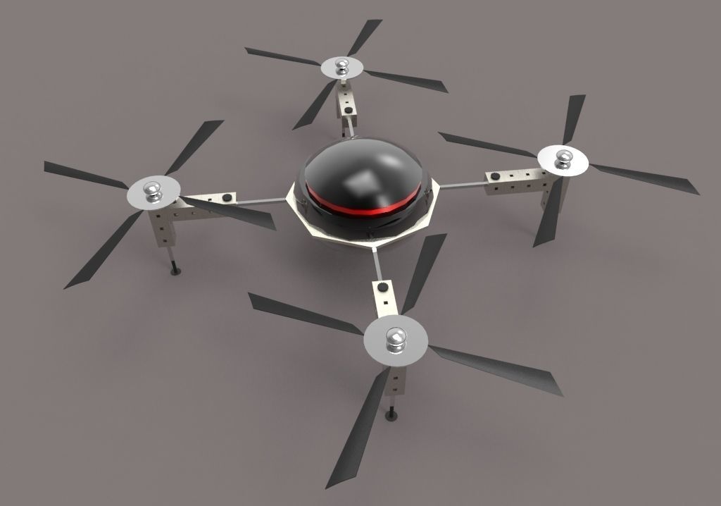 Super Drone  3D model_3