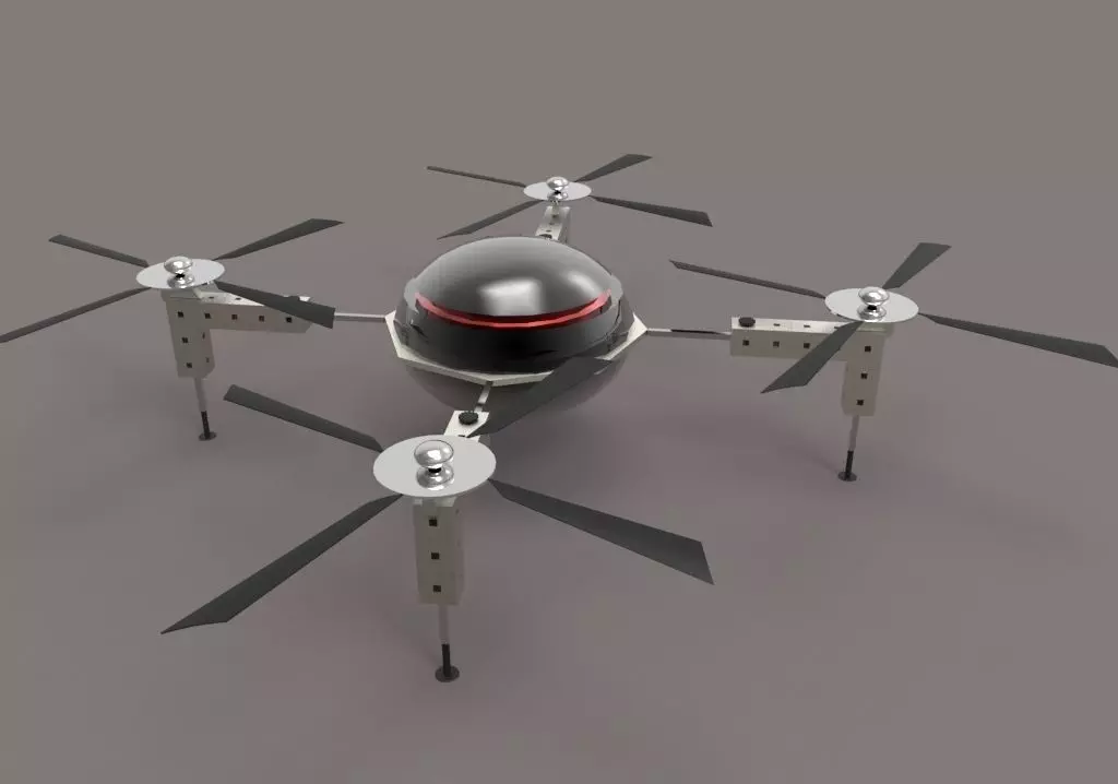 Super Drone  3D model_0
