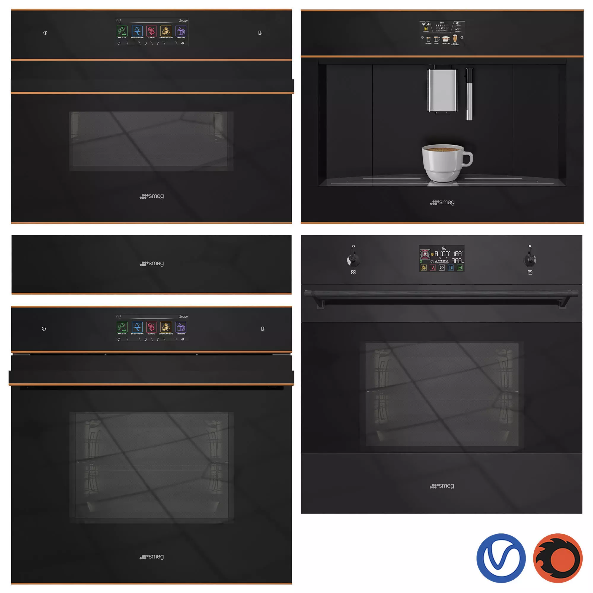 Smeg Appliance Collection S01 3D model_0