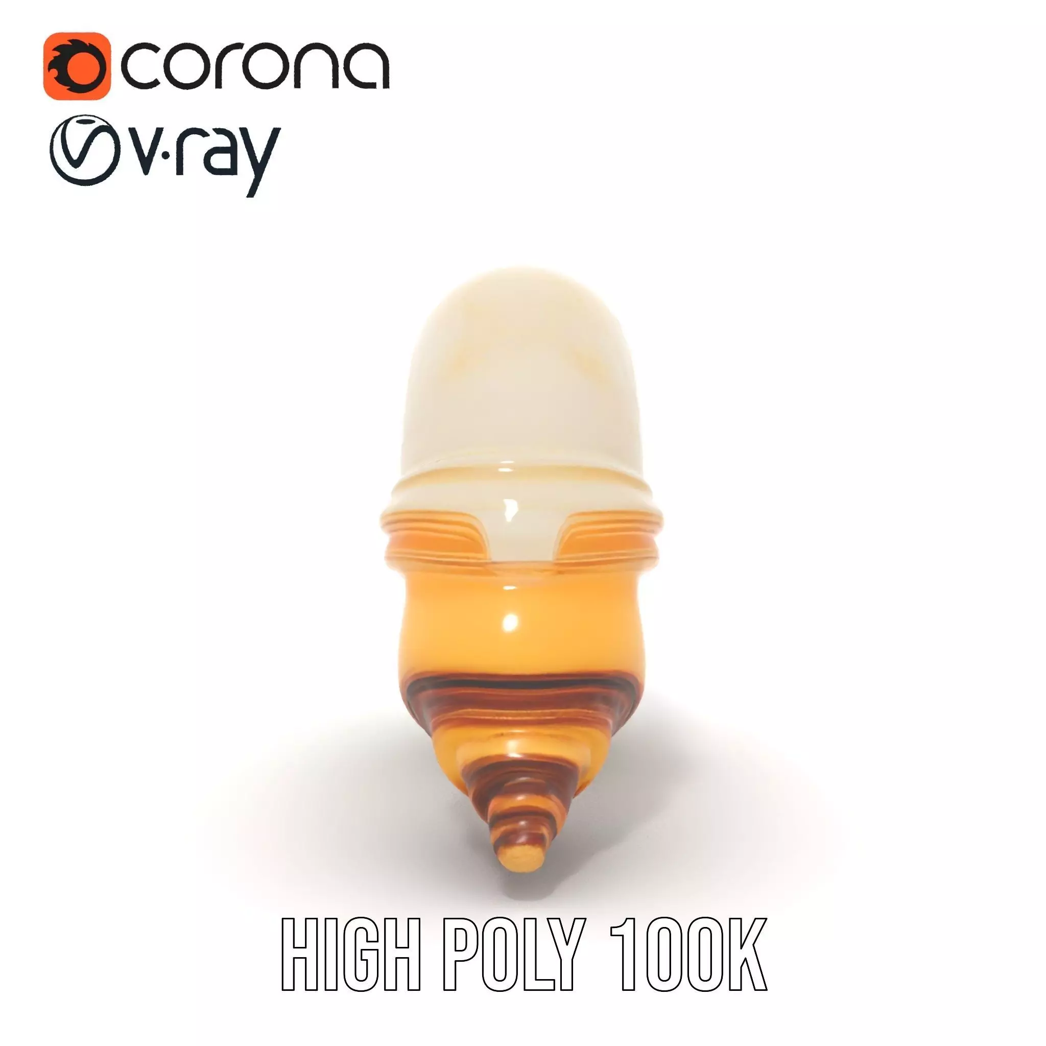 Seashell Spiral model pack Low-poly 3D model_33