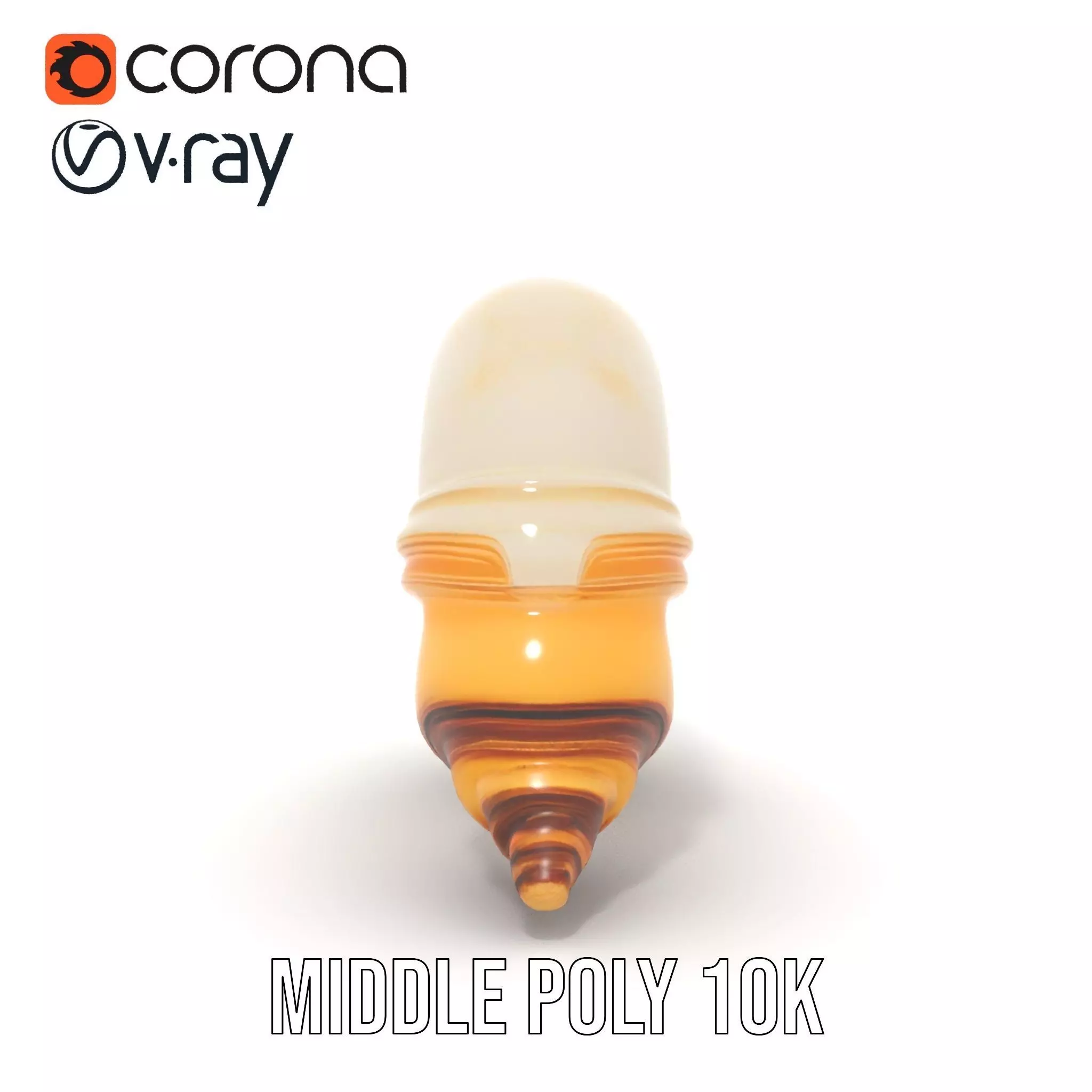 Seashell Spiral model pack Low-poly 3D model_20