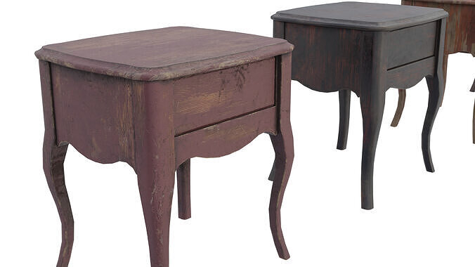 Side Table Low-poly 3D model