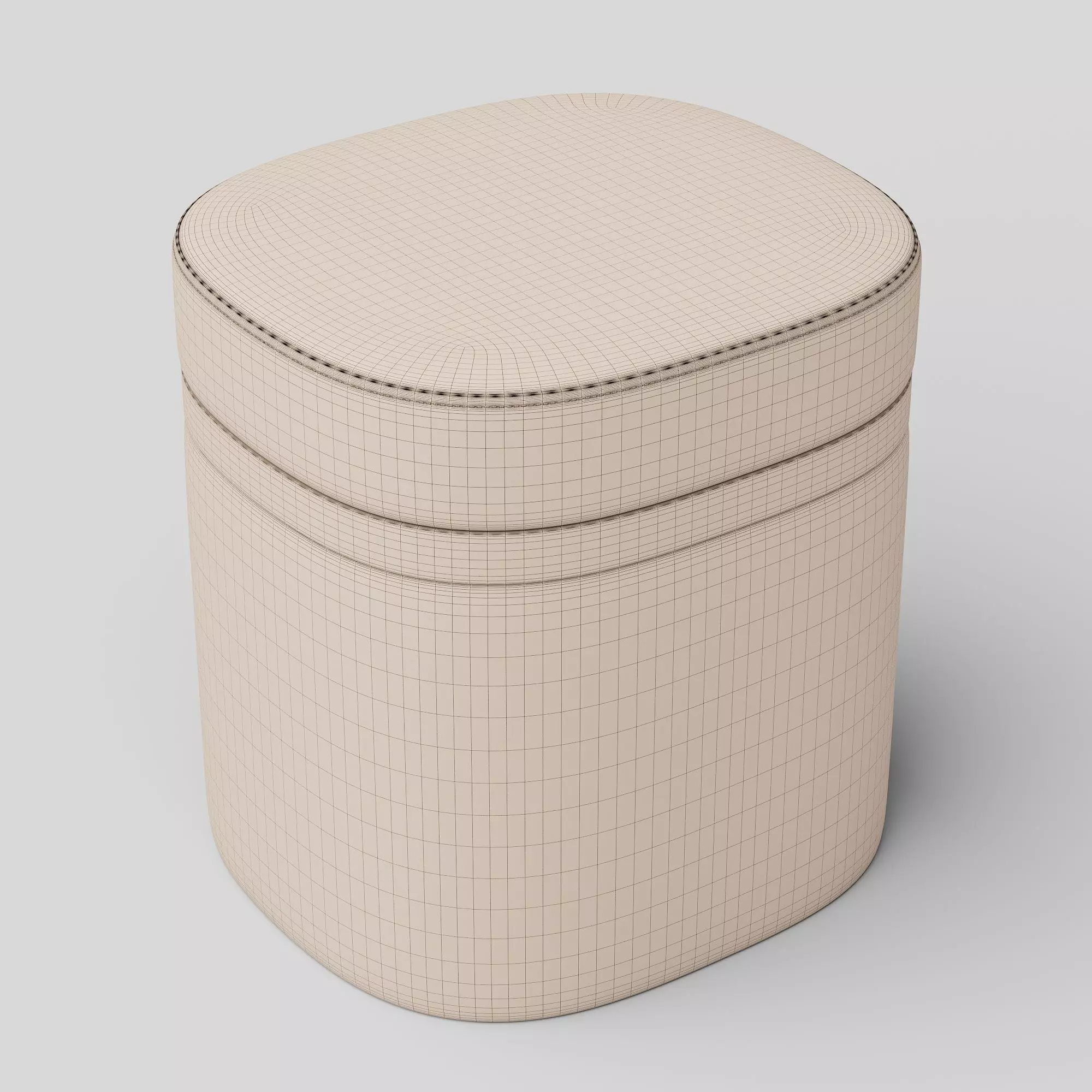 Jared Pouf 3D model_2