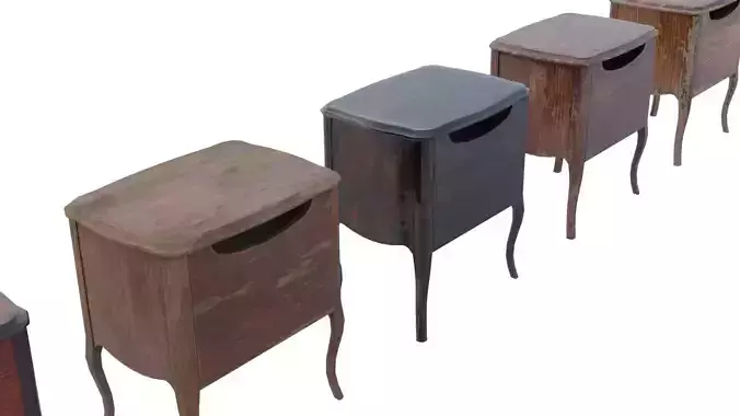 Small Side Wood Coffee Table