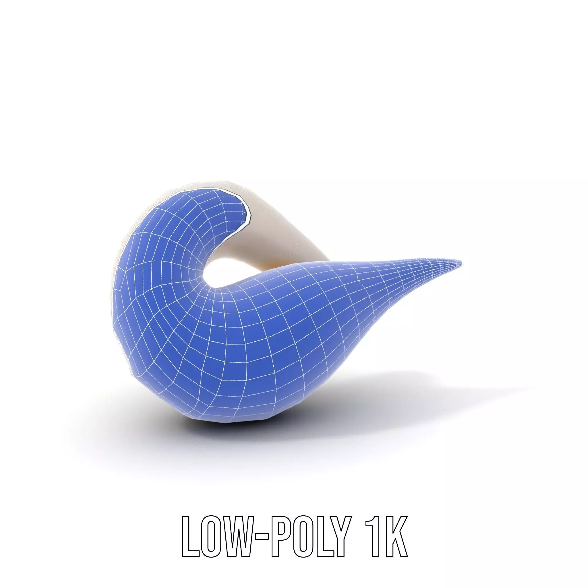 Elegant Spiral Seashell model pack Low-poly 3D model_32