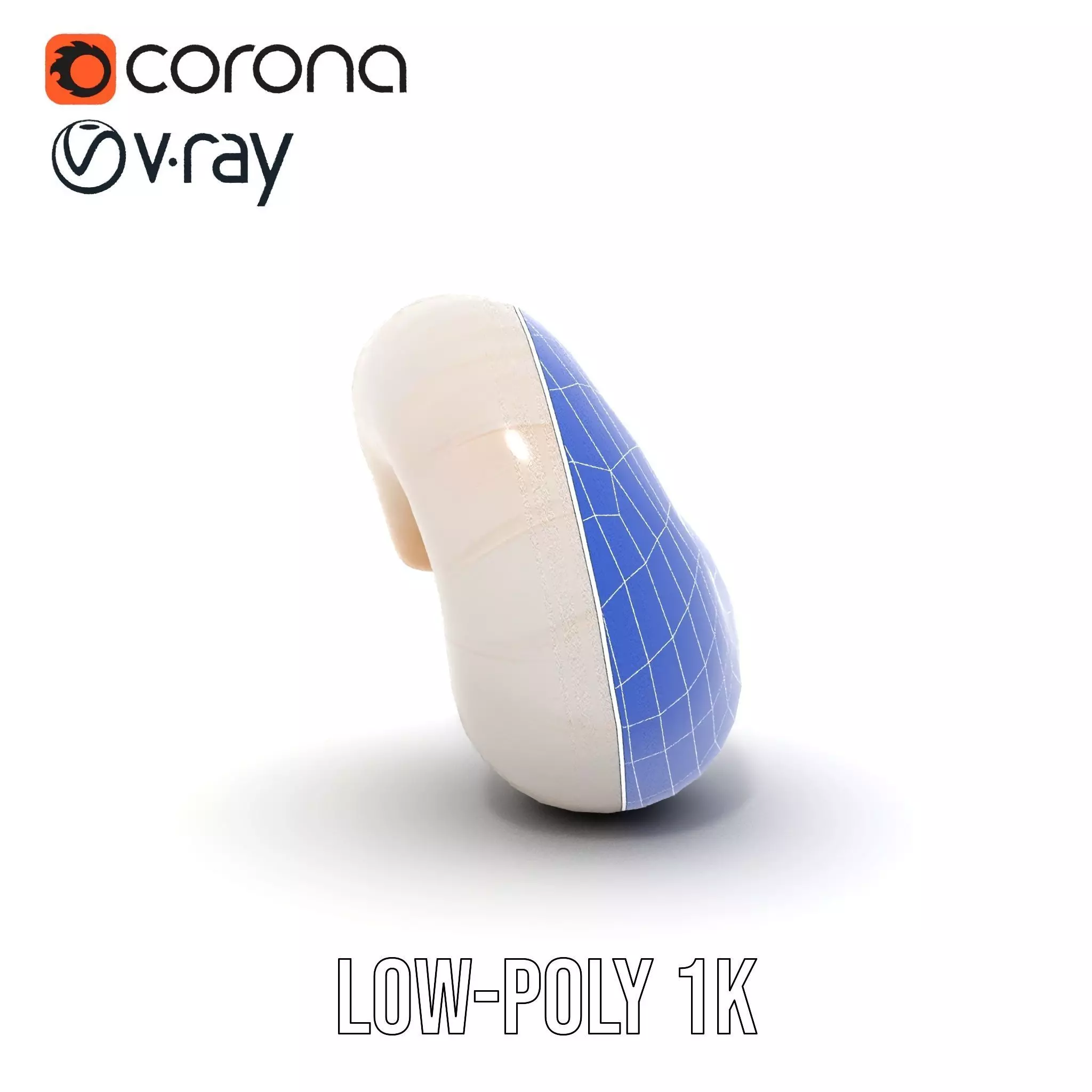 Elegant Spiral Seashell model pack Low-poly 3D model_23