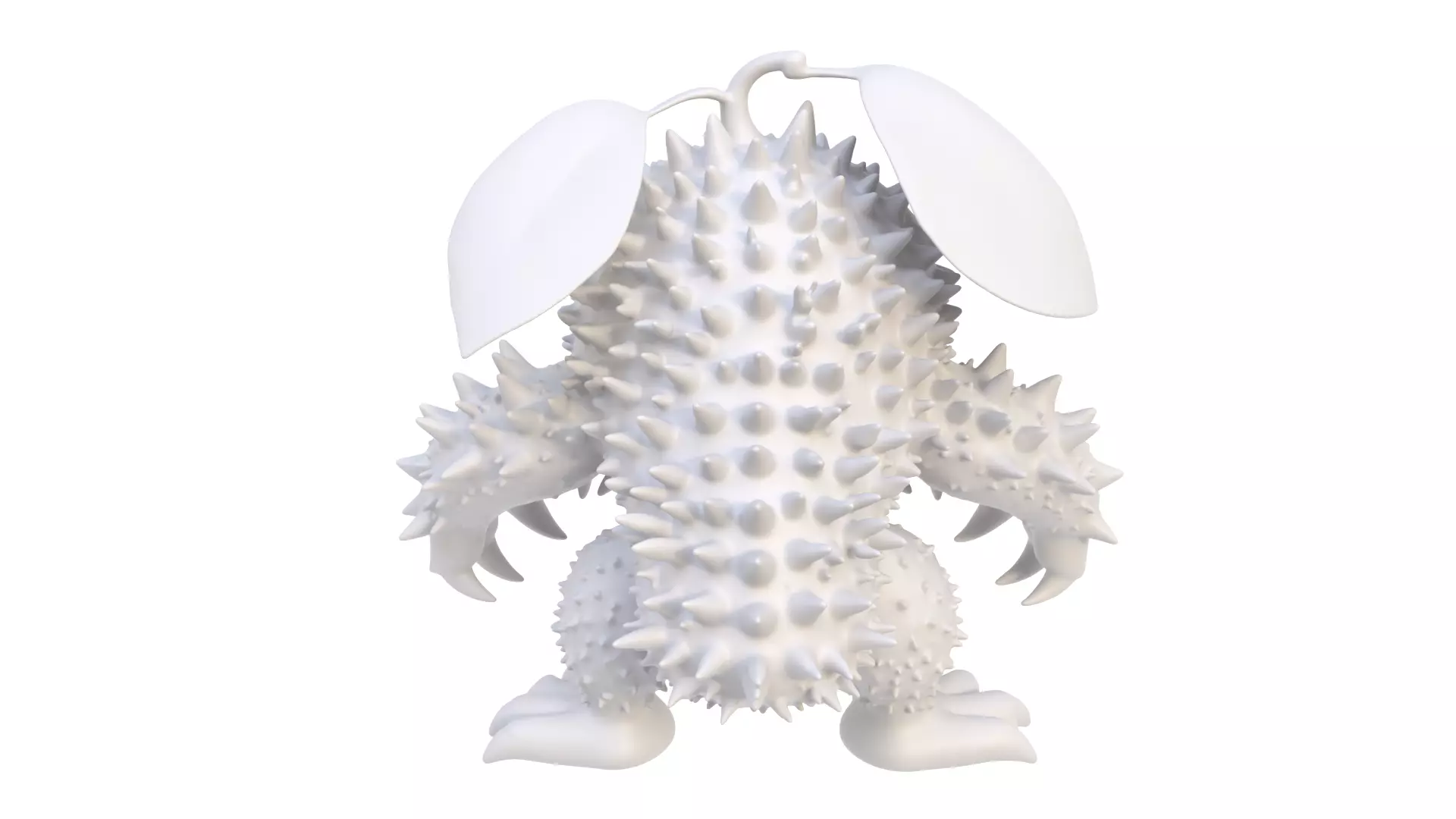 Lychee predator 3D model_5