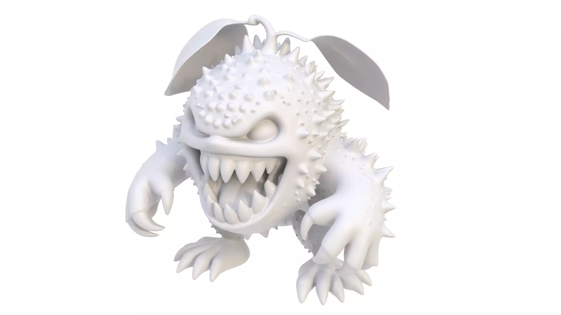Lychee predator 3D model_0