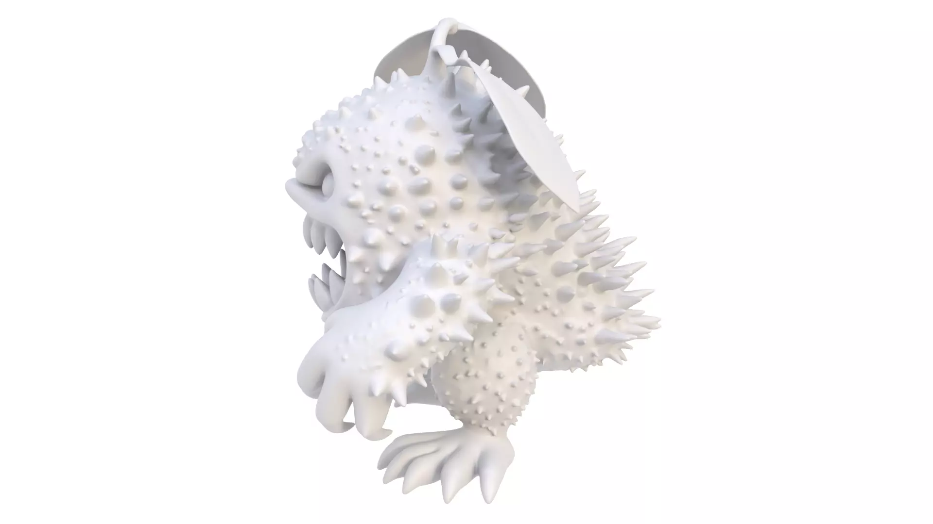 Lychee predator 3D model_3