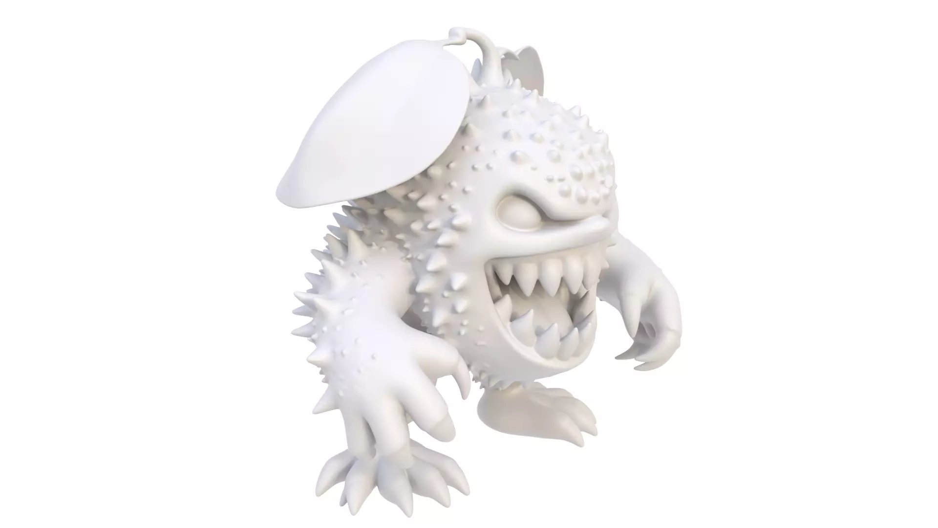 Lychee predator 3D model_7