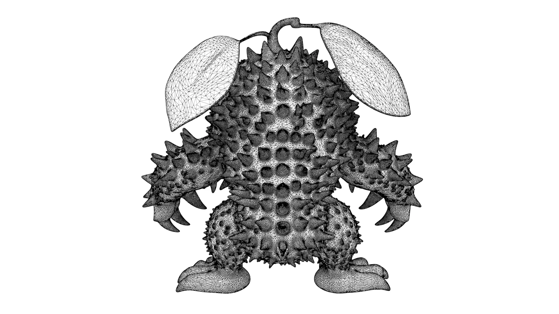 Lychee predator 3D model_10