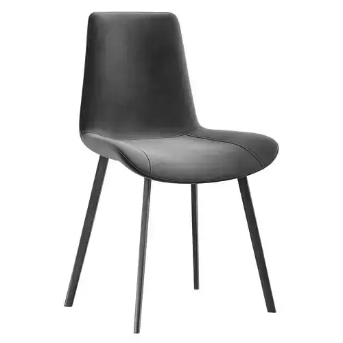 Modern Gray Upholstered Dining Chairs