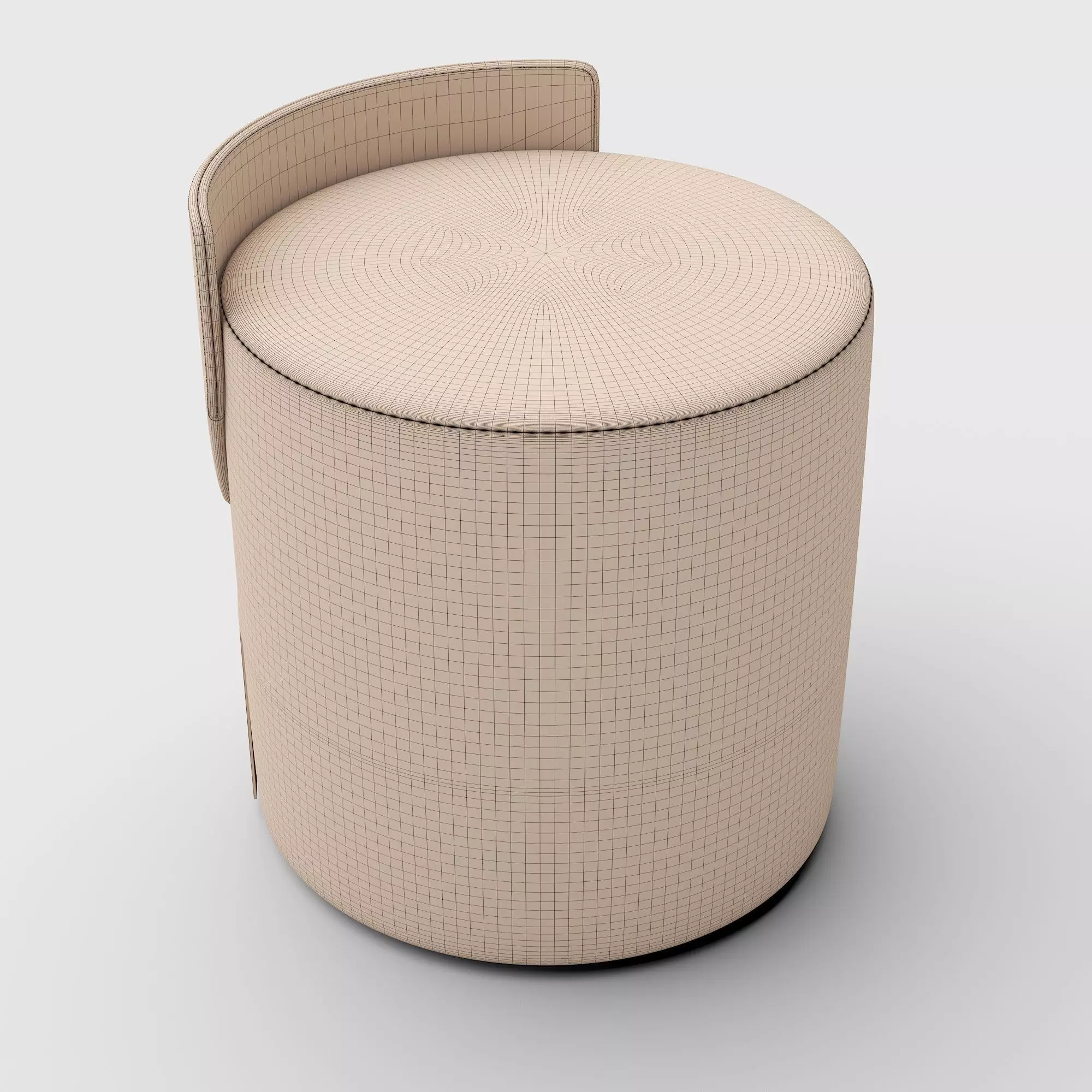 Emery Pouf 3D model_2