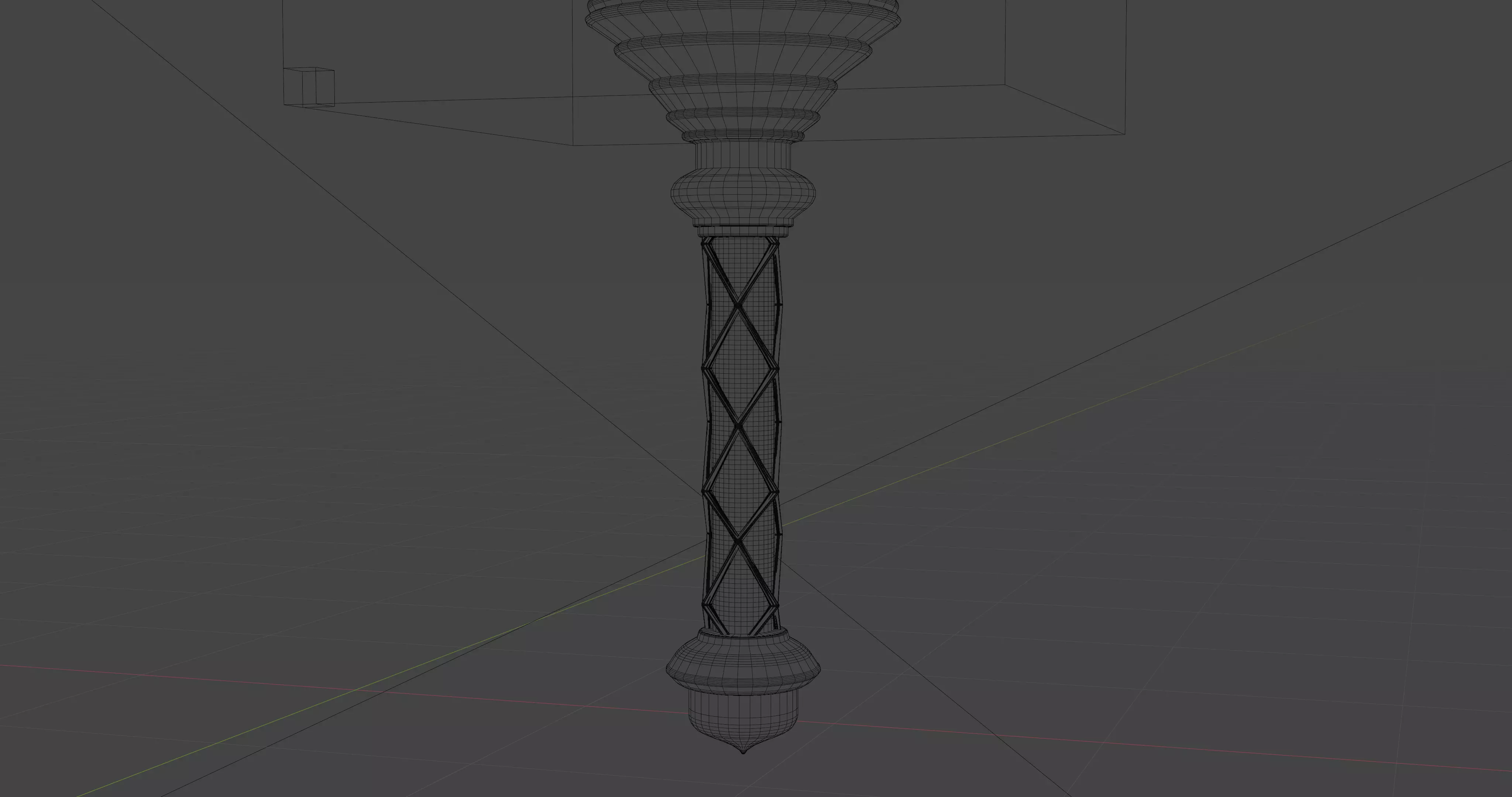 Medieval Fire Torch Game Ready 3D Model 3D model_10