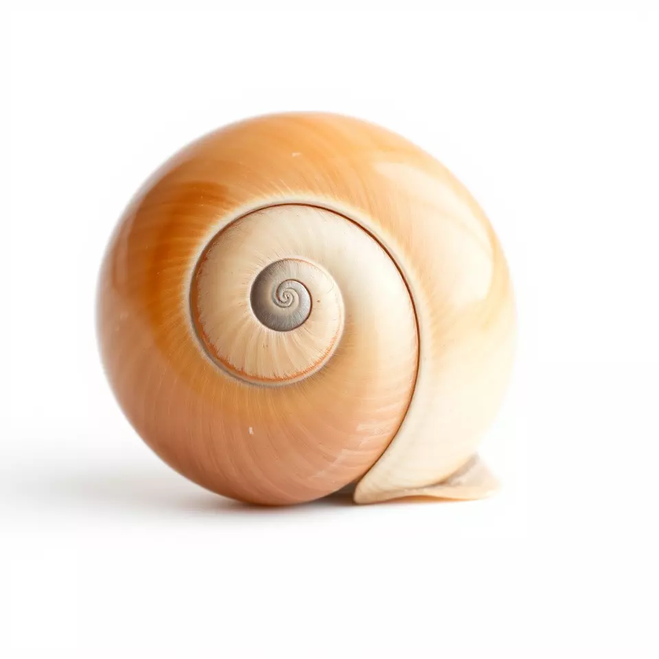 Amber Spiral Shell model pack Low-poly 3D model_3