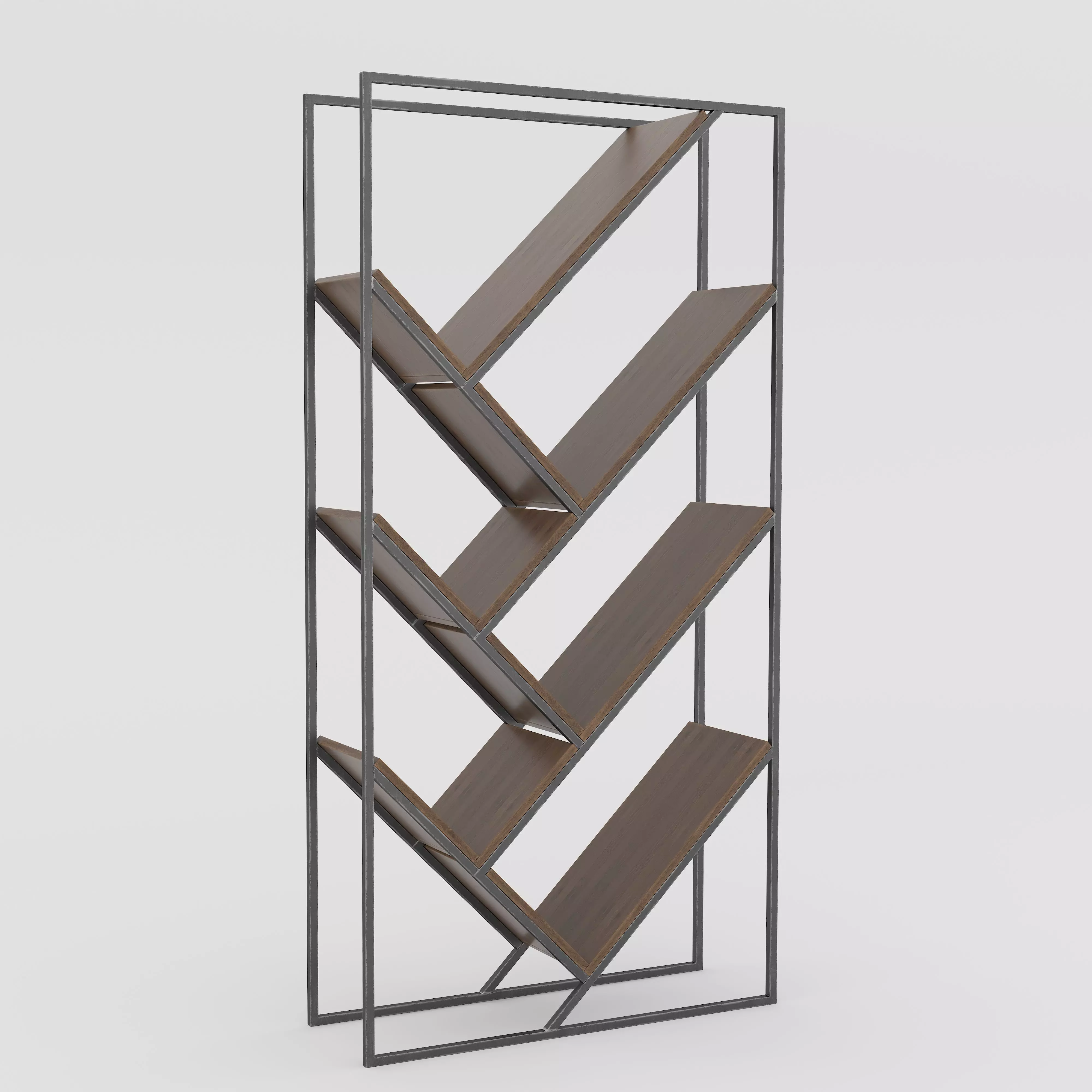 Bookcase 001 Setery Loft 3D model_0