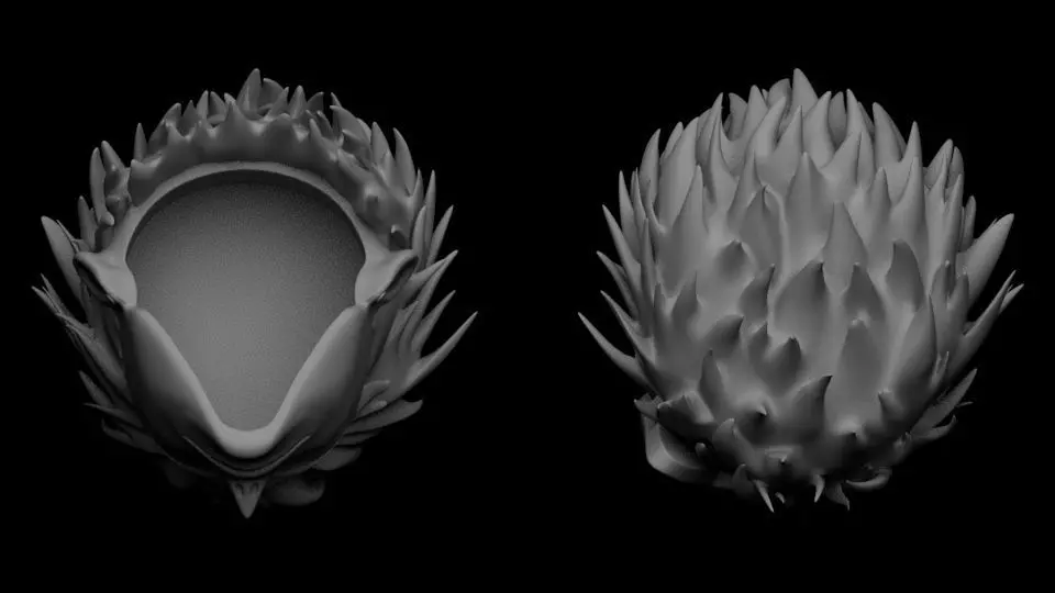 RYOMEN SUKUNA HEAD SCULPT 3D print model_3