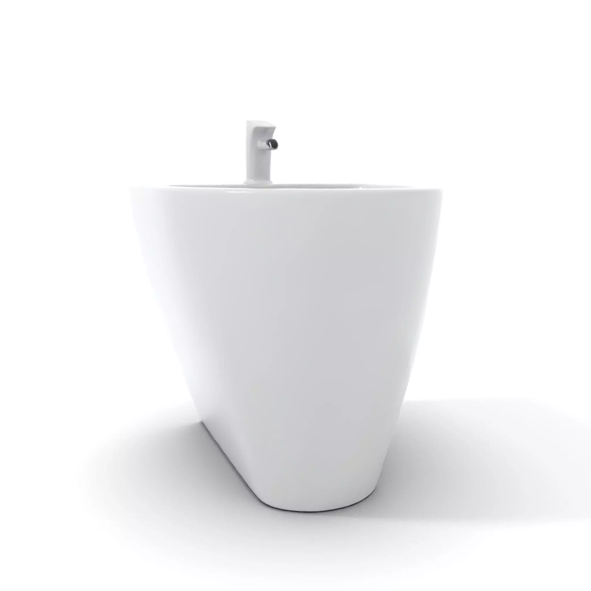 Elegant White Pedestal Sink model pack Low-poly 3D model_0