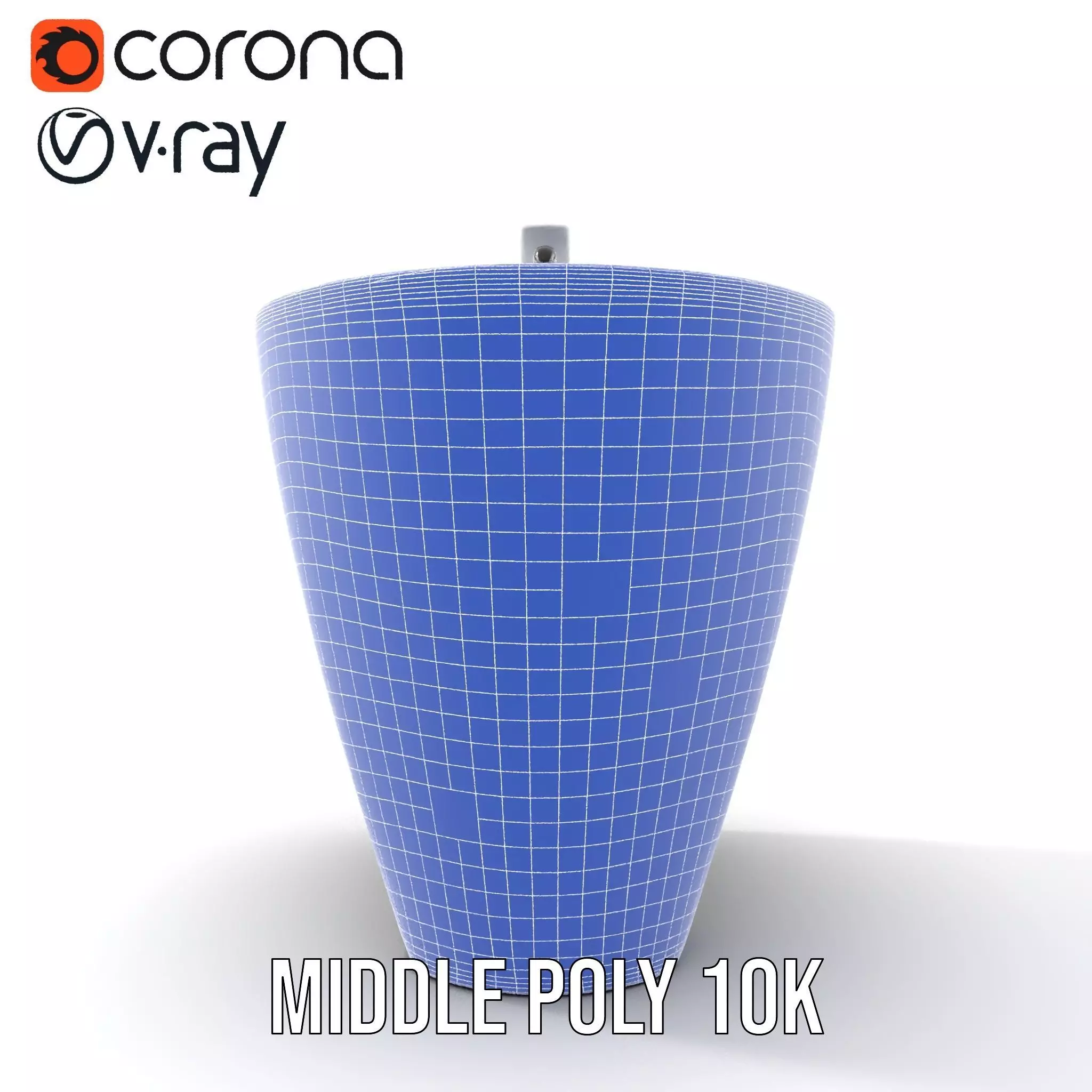 Elegant White Pedestal Sink model pack Low-poly 3D model_28