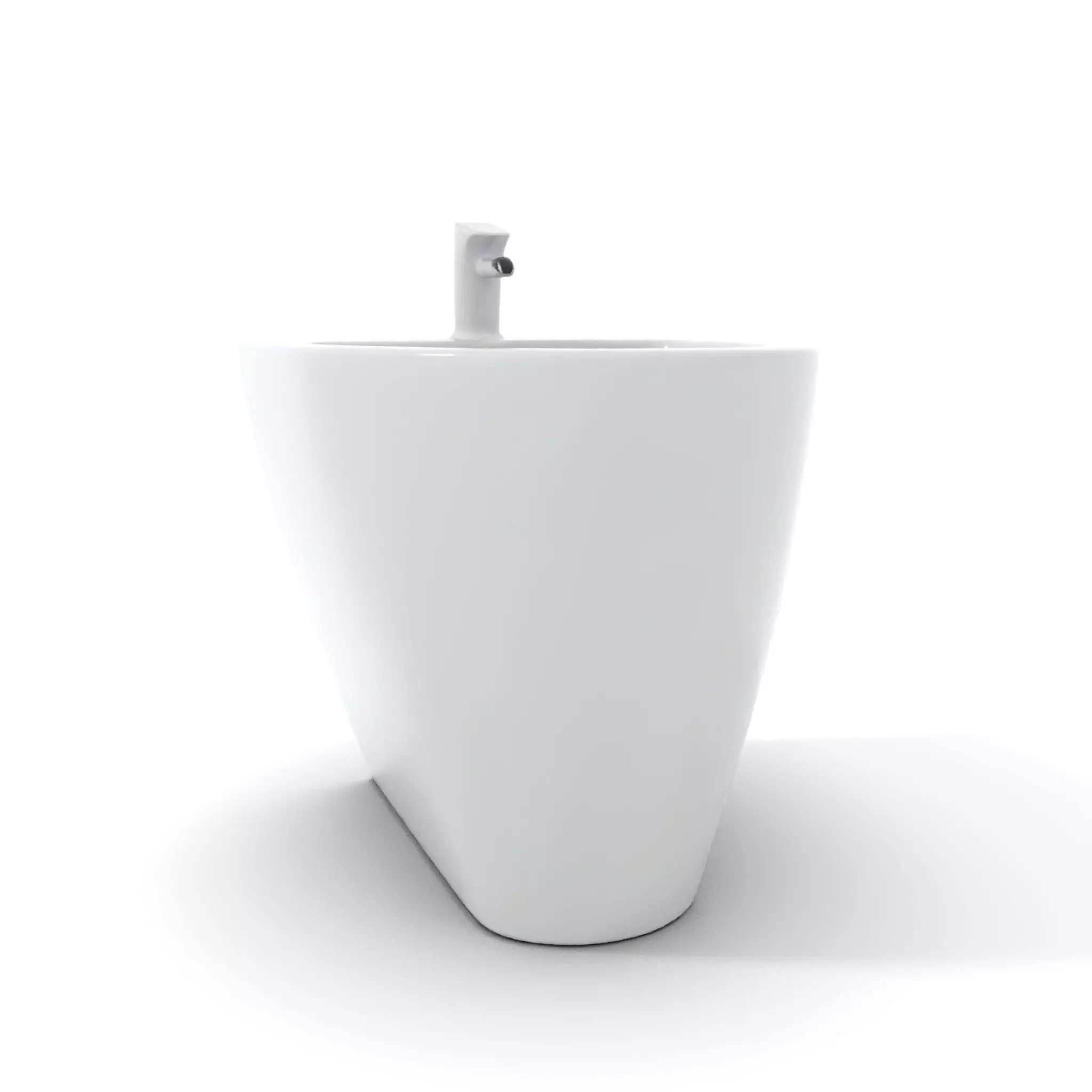 Elegant White Pedestal Sink model pack Low-poly 3D model_7