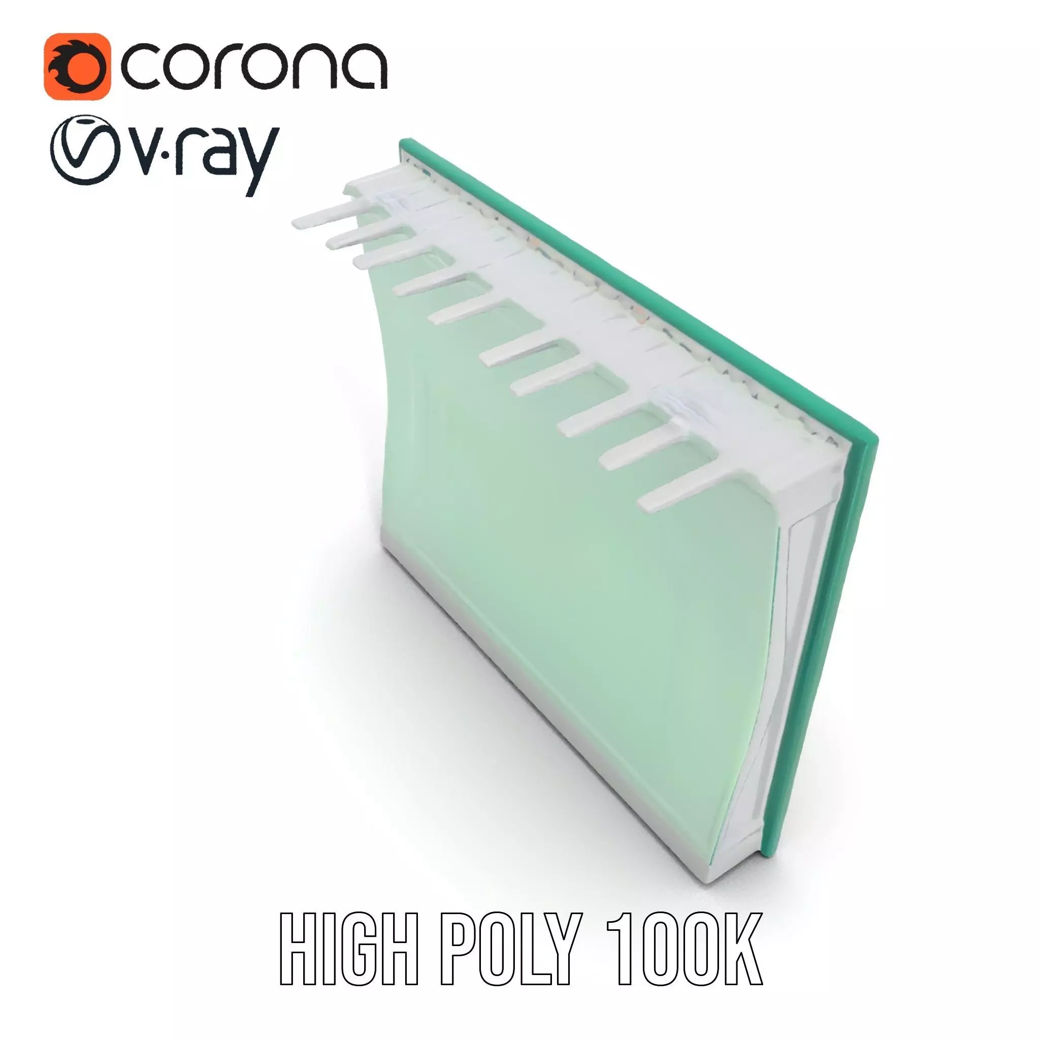 Modern Whiteboard Glossy model pack Low-poly 3D model_21