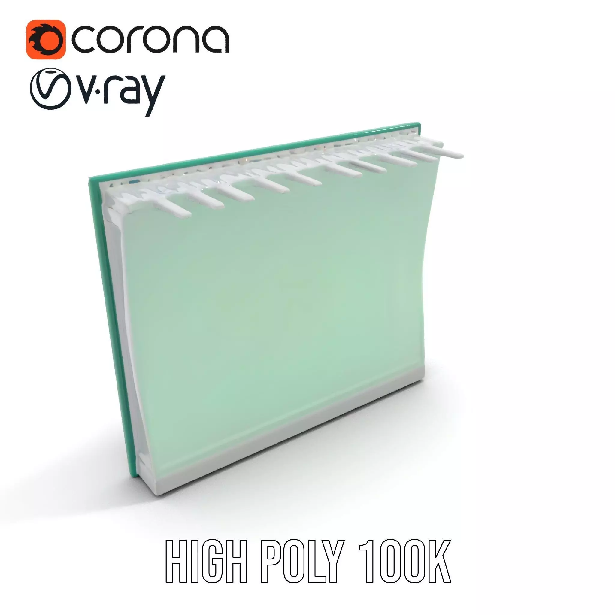 Modern Whiteboard Glossy model pack Low-poly 3D model_18