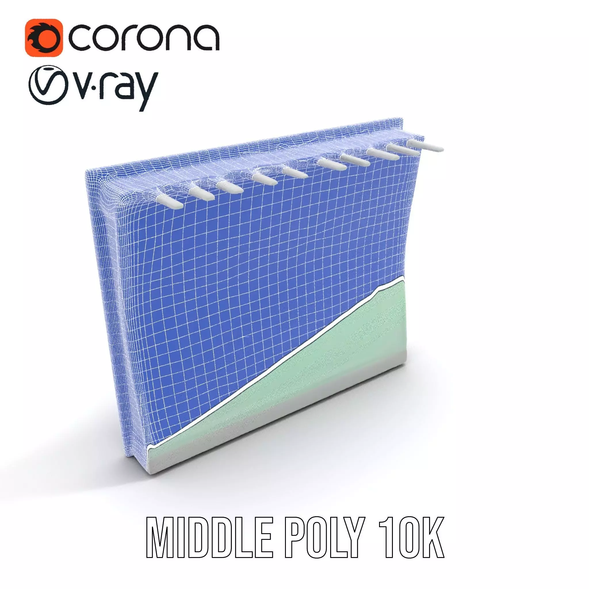 Modern Whiteboard Glossy model pack Low-poly 3D model_22