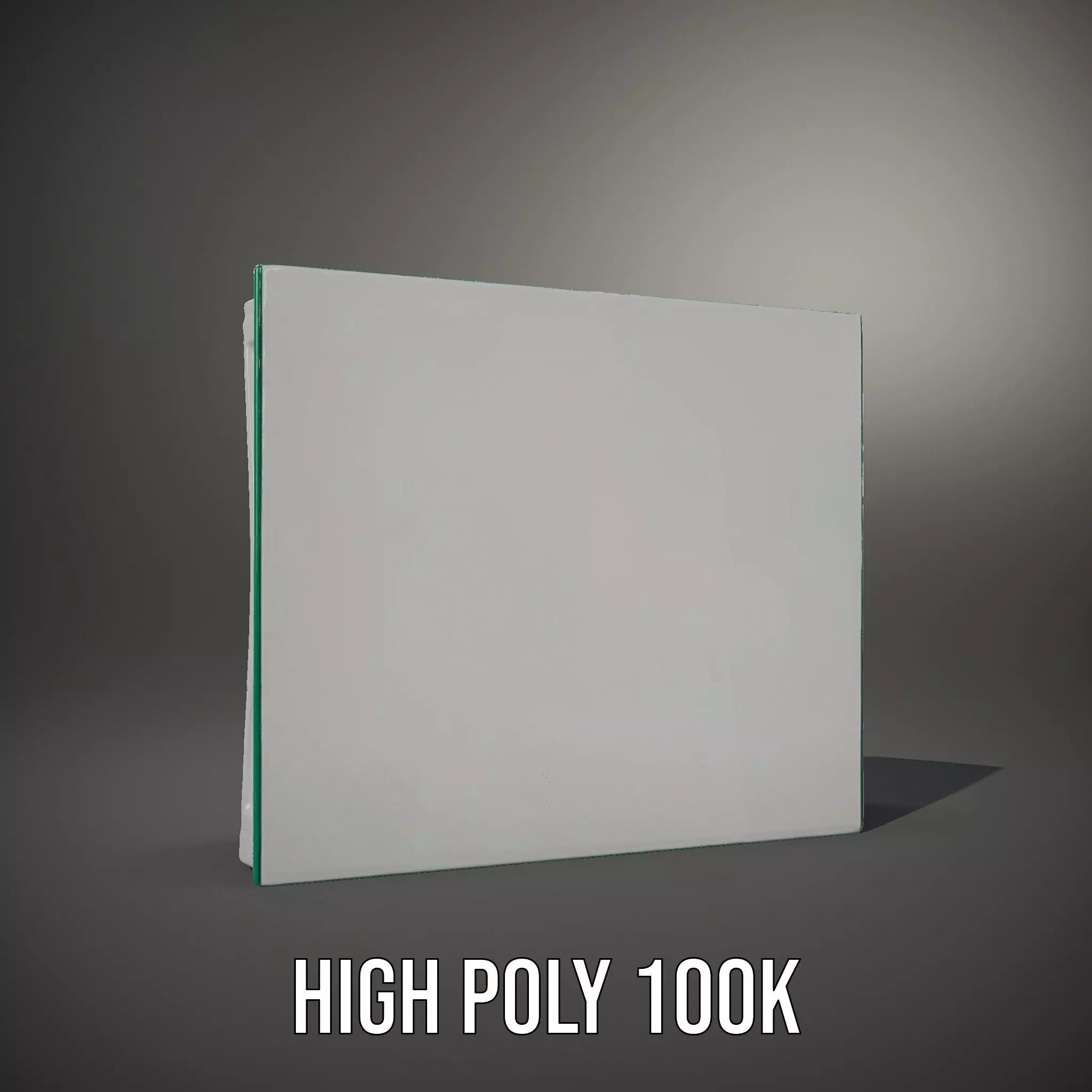 Modern Whiteboard Glossy model pack Low-poly 3D model_11