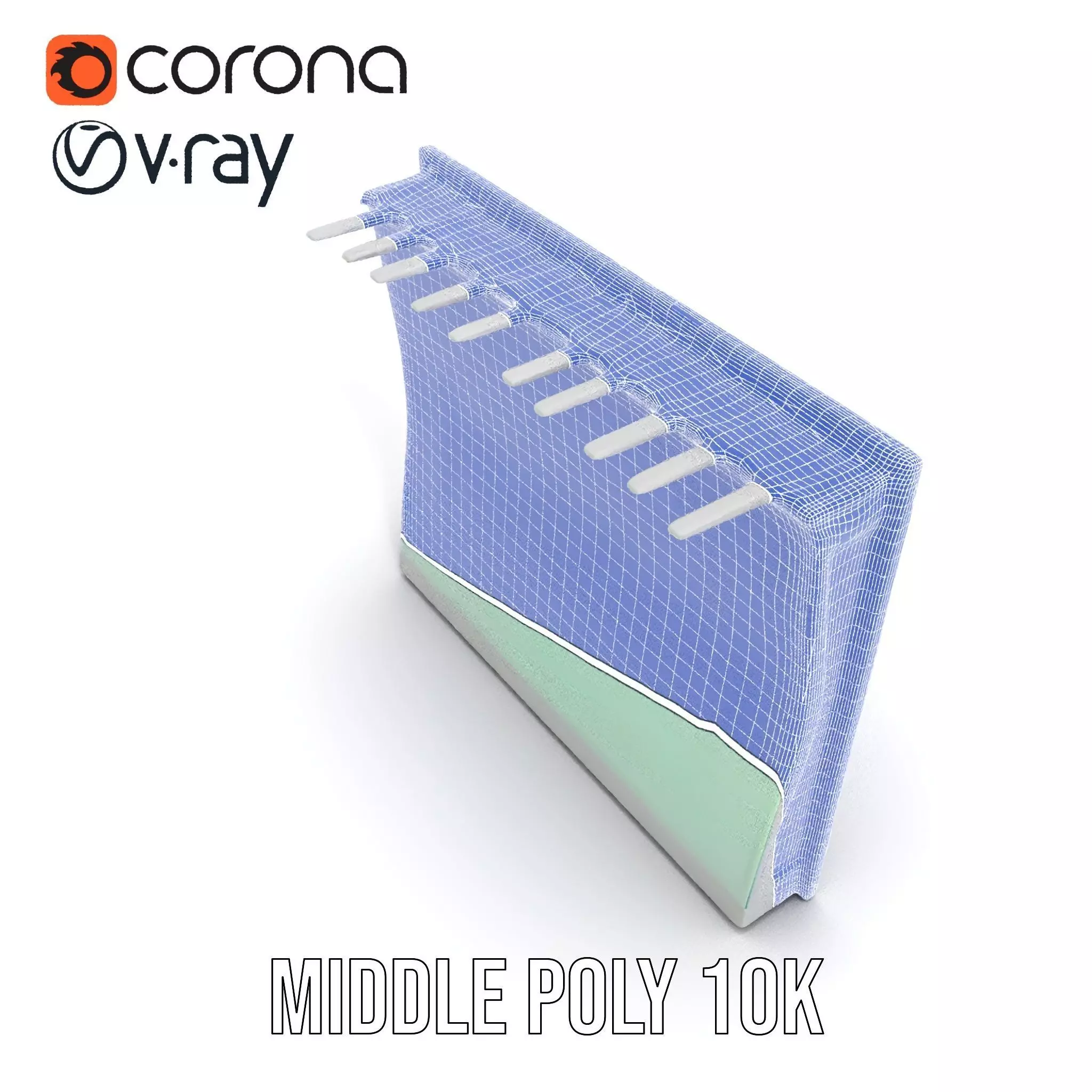 Modern Whiteboard Glossy model pack Low-poly 3D model_16