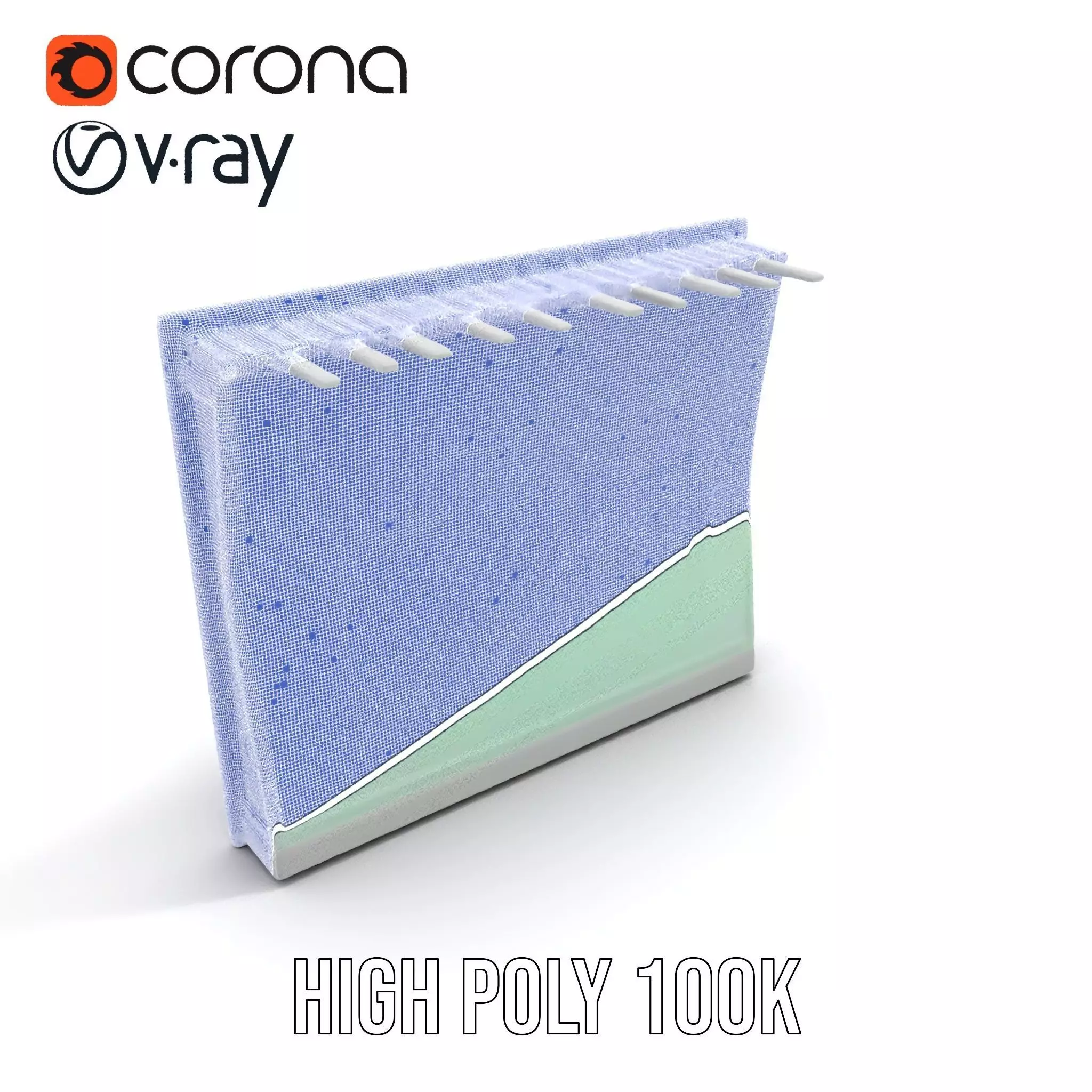 Modern Whiteboard Glossy model pack Low-poly 3D model_26