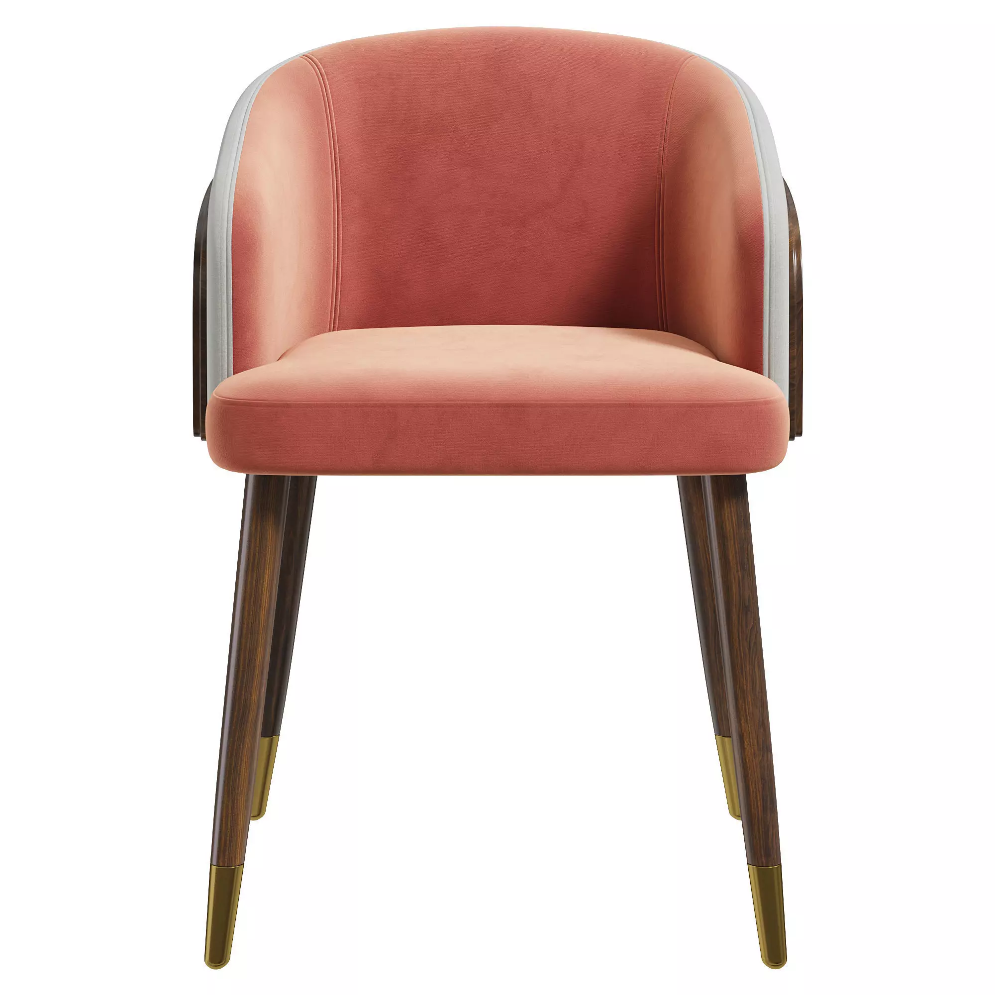 Mid Century Modern Dining Chair 3D model_1
