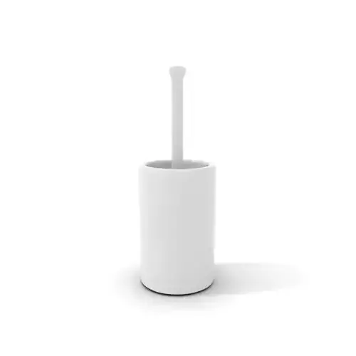Glossy White Toilet Brush model pack Low-poly 3D model