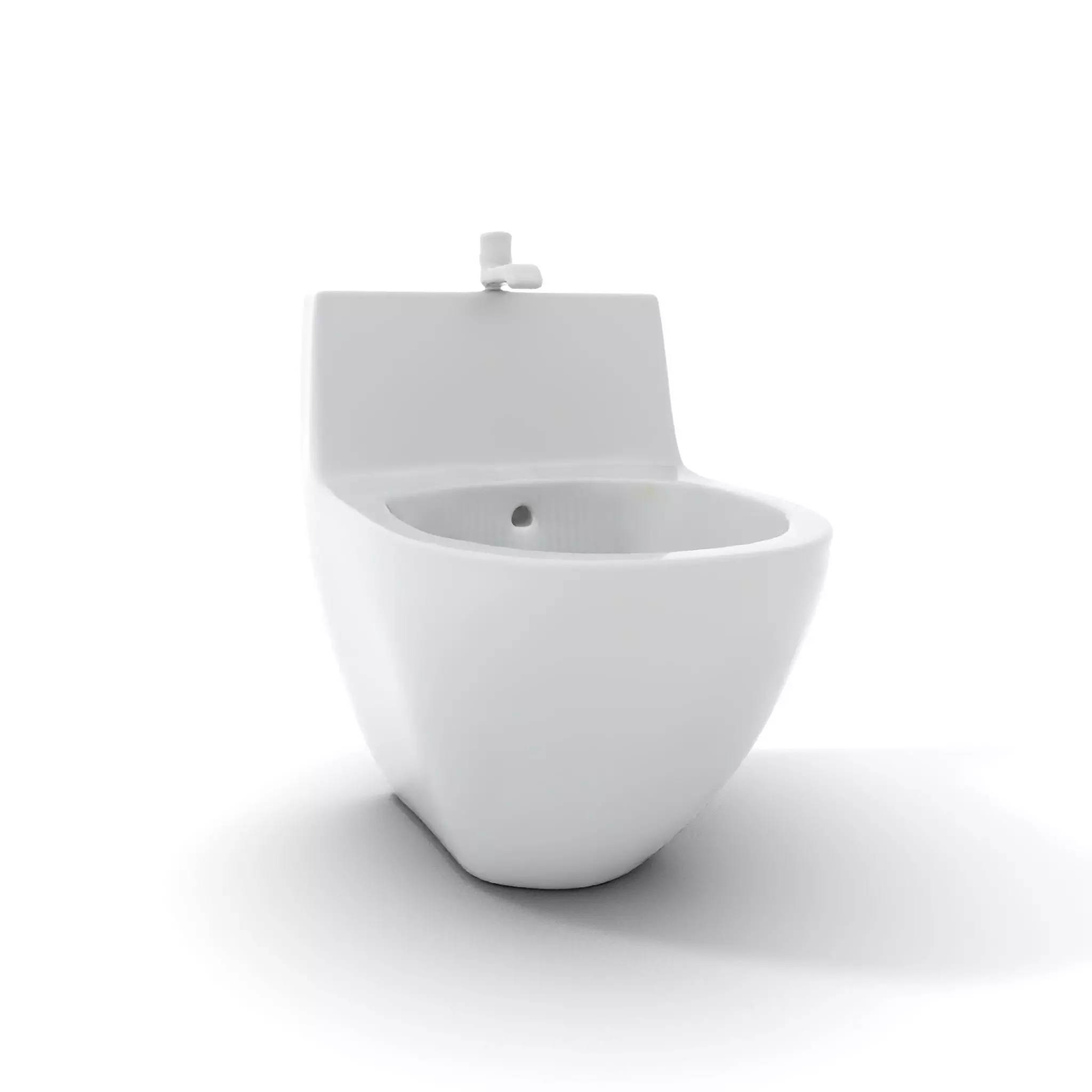 Modern White Bidet model pack Low-poly 3D model_12
