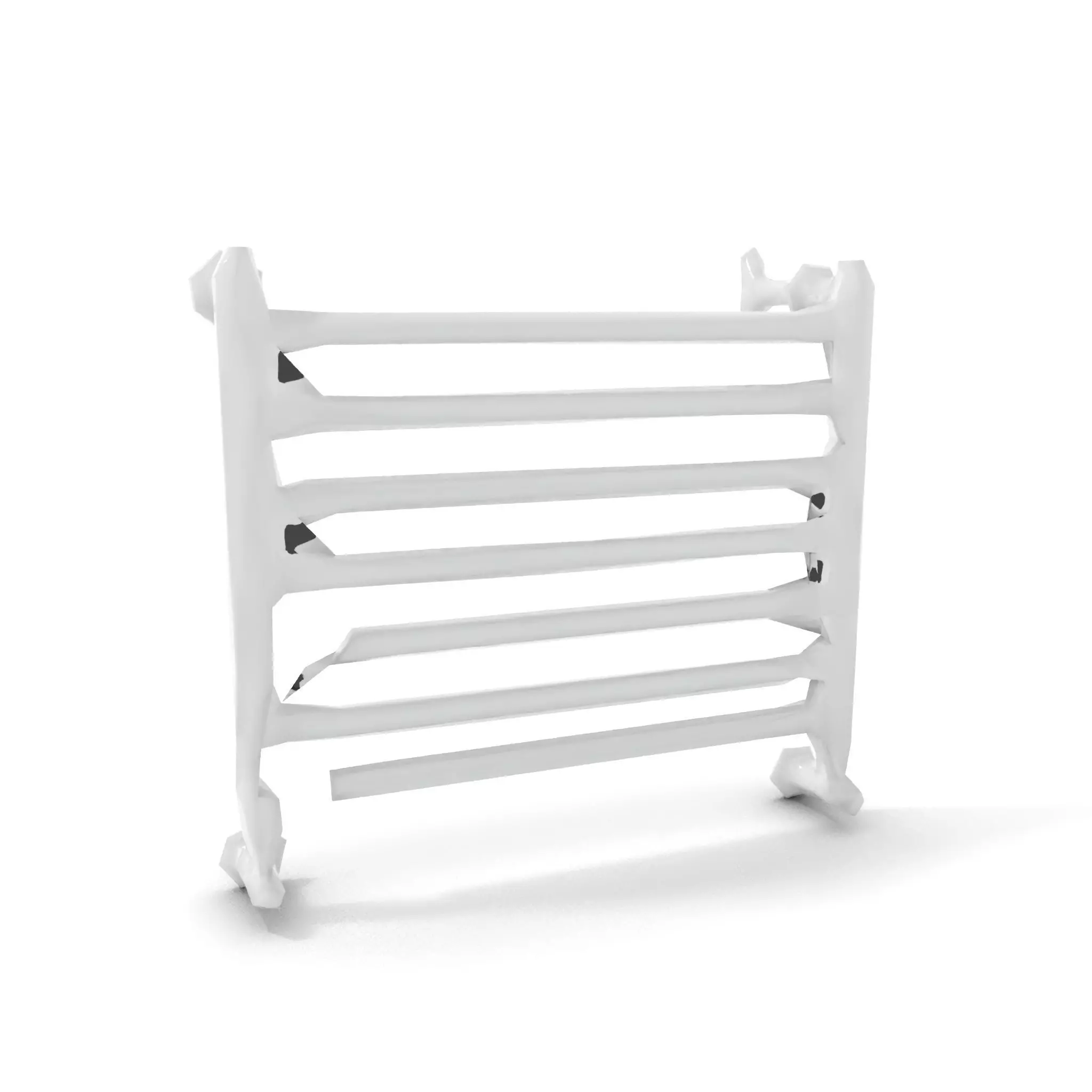 Chrome Towel Radiator model pack Low-poly 3D model_15