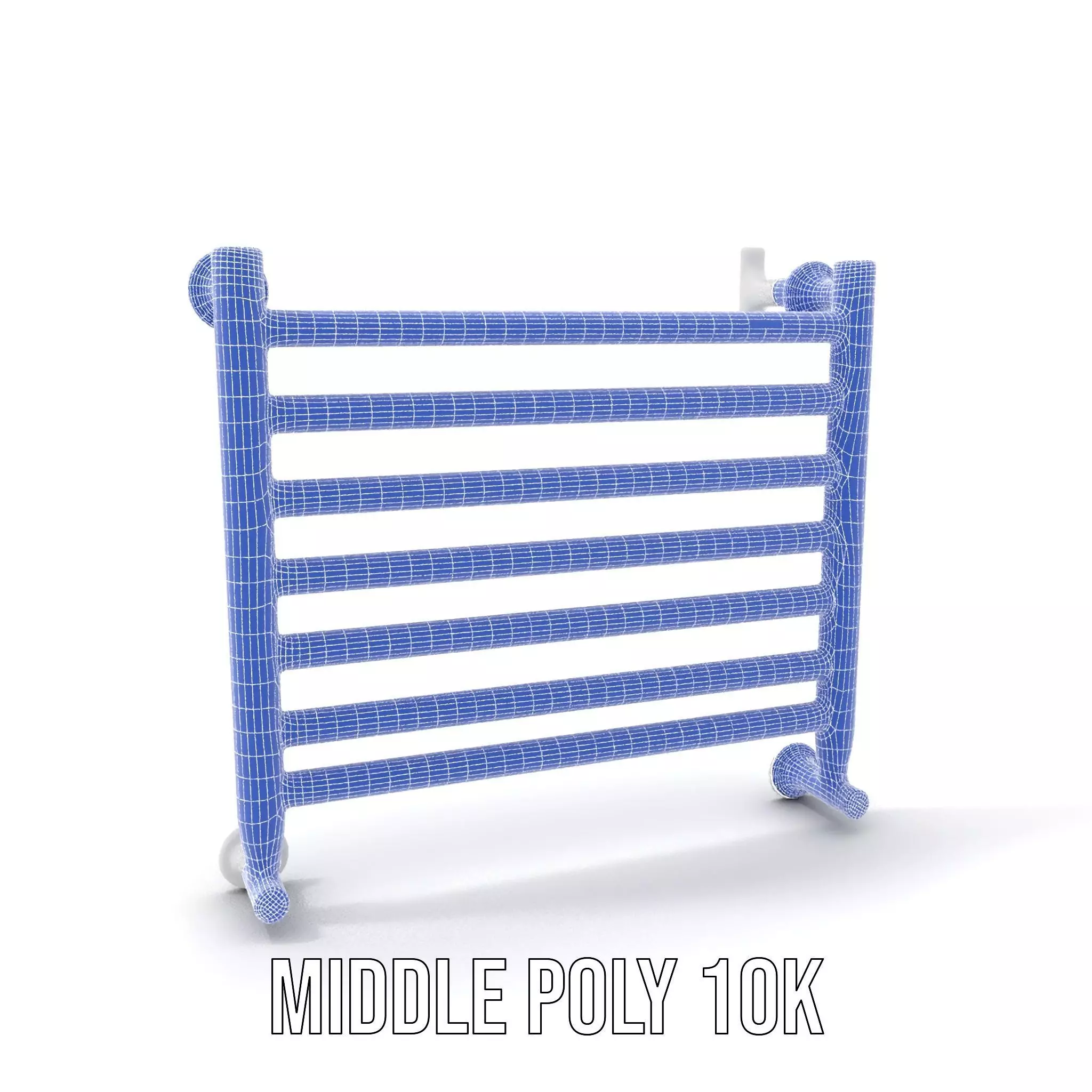 Chrome Towel Radiator model pack Low-poly 3D model_12