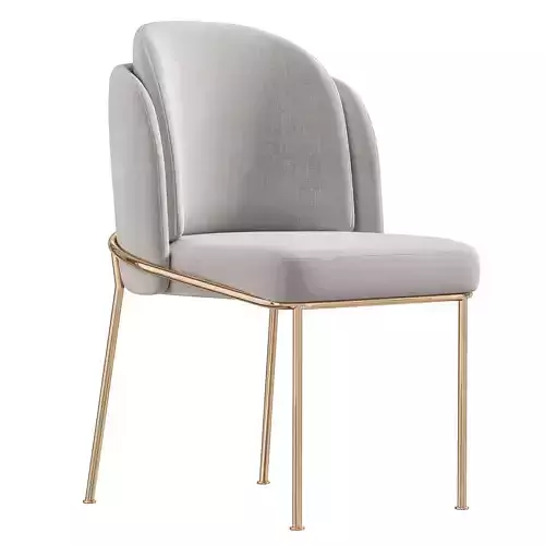 Linen Upholstered Side Chair