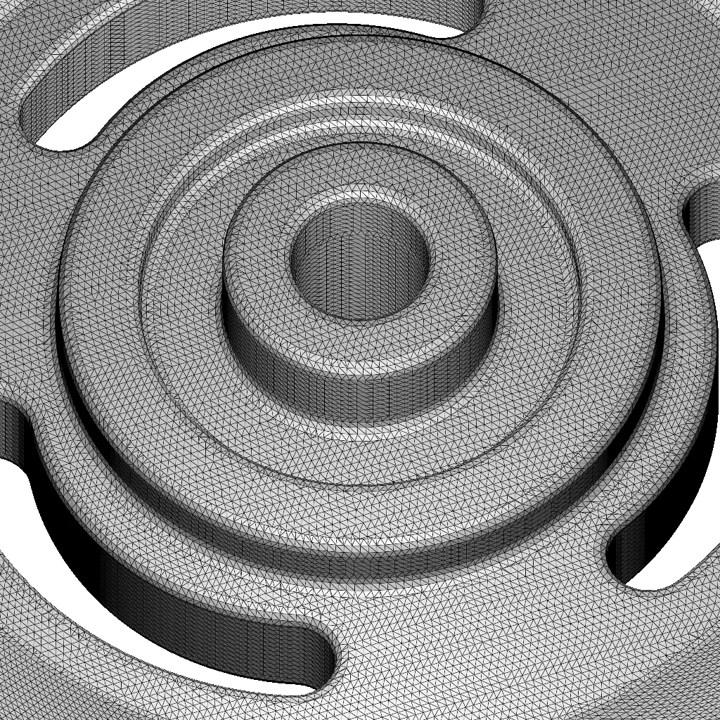 Rusty Gym Machine Pulley 3D model_5