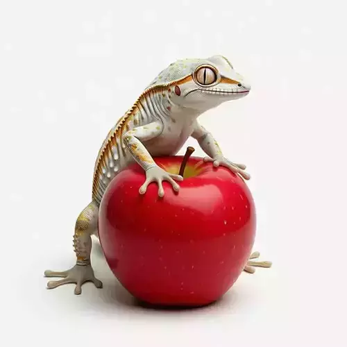 Realistic Leopard Gecko HighDetail Reptile Natural Patterns Low-poly 3D model