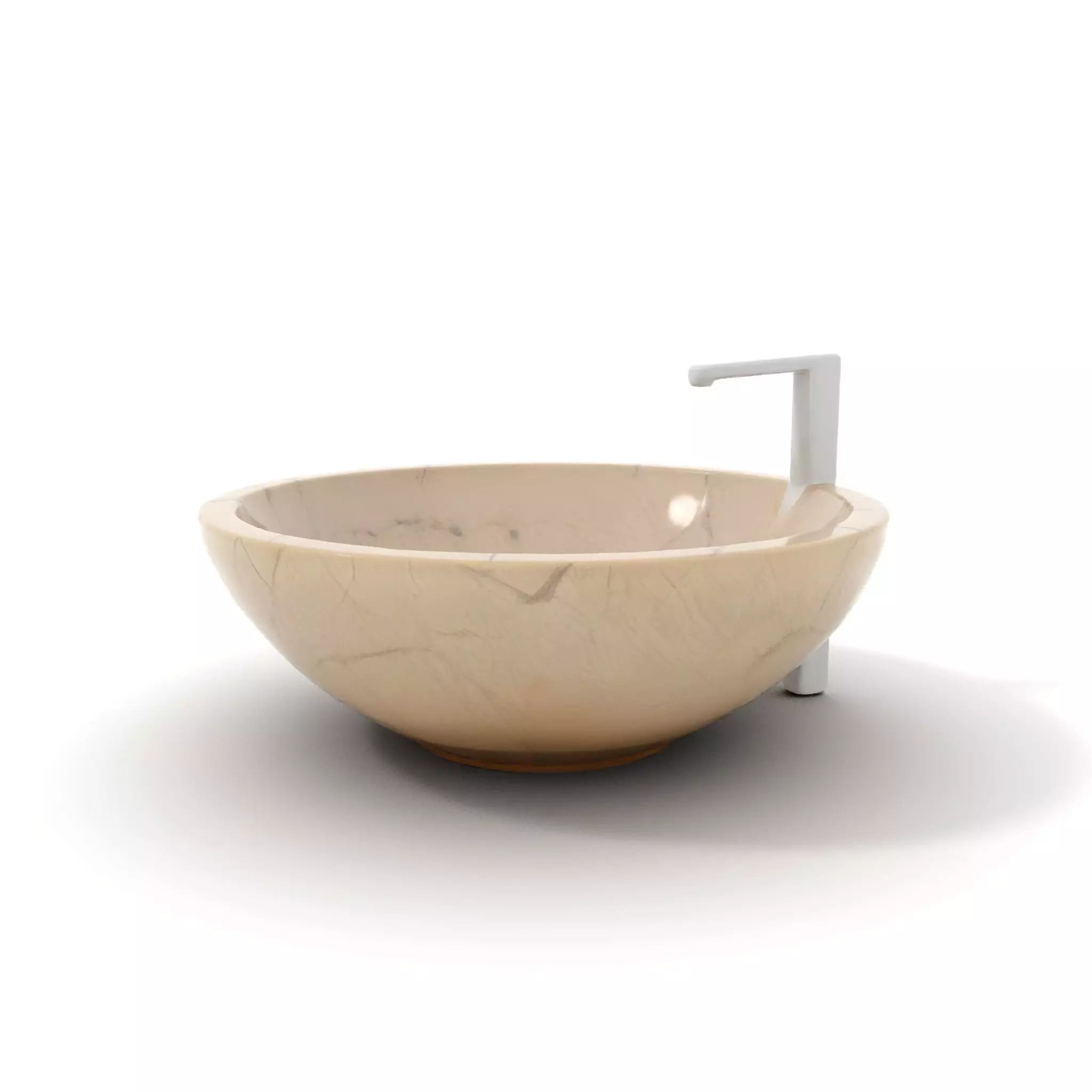 Elegant Marble Basin model pack Low-poly 3D model_0