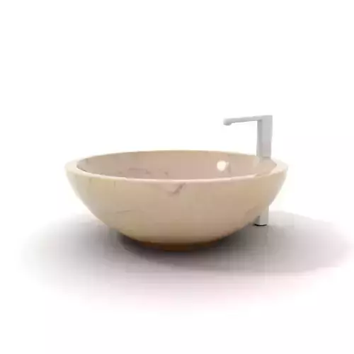 Elegant Marble Basin model pack Low-poly 3D model
