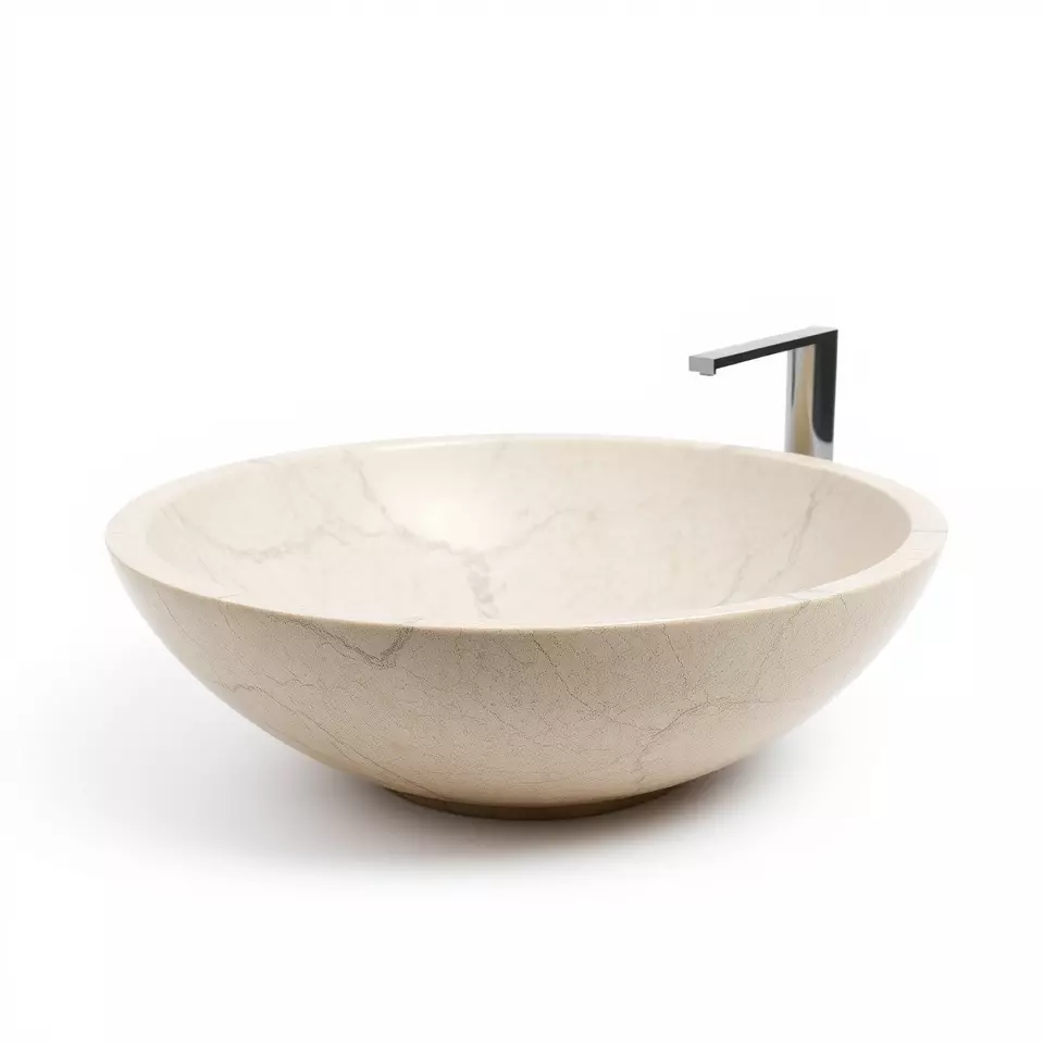 Elegant Marble Basin model pack Low-poly 3D model_3