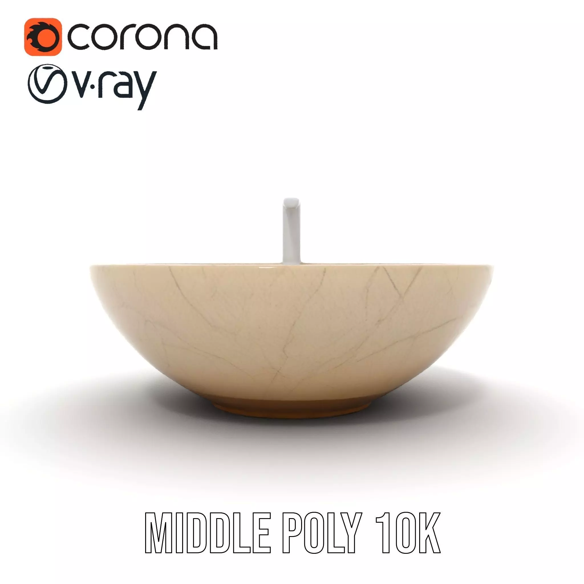 Elegant Marble Basin model pack Low-poly 3D model_28