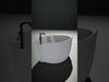 Elegant White Bathtub model pack Low-poly 3D model_2