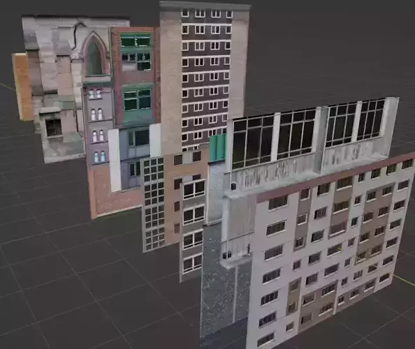 Buildings and streets pack