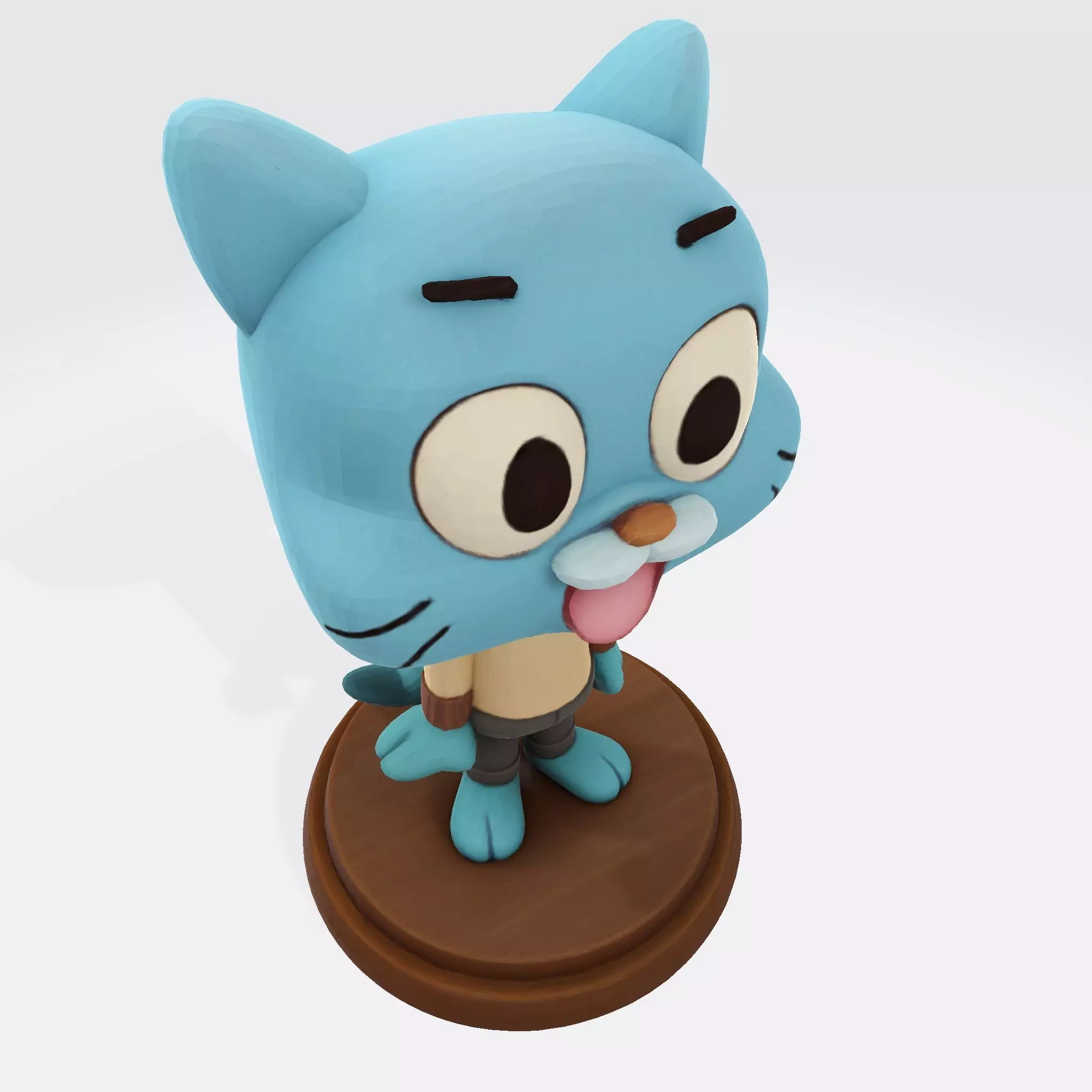 Gumball Watterson 3D Model for 3D Printing  3D print model_11