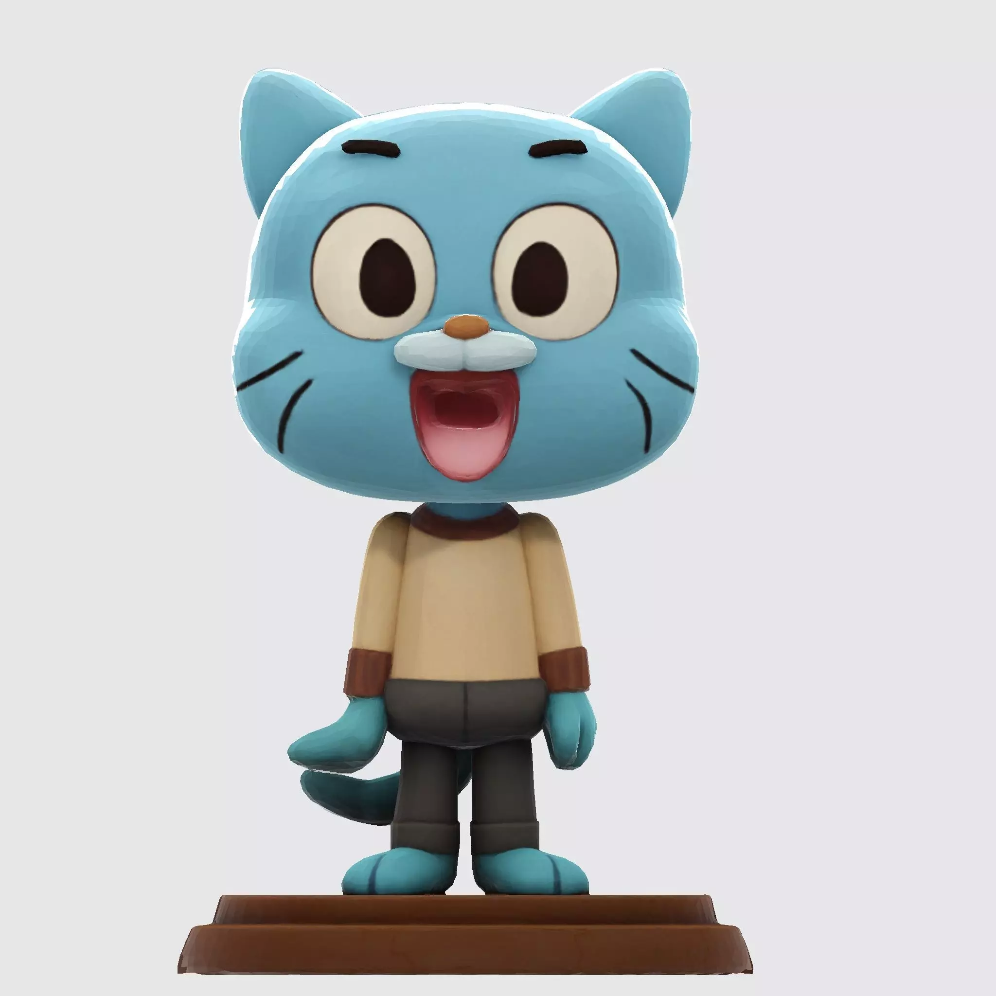 Gumball Watterson 3D Model for 3D Printing  3D print model_6