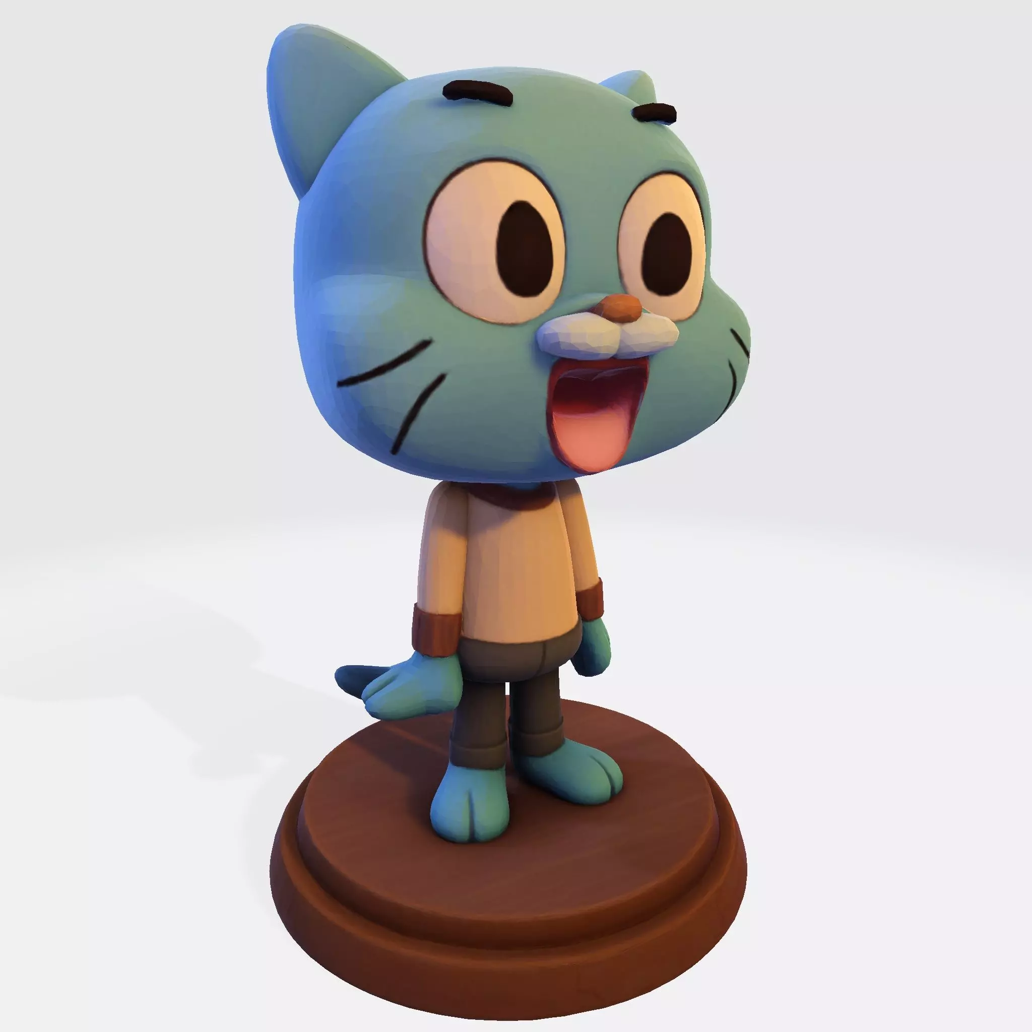 Gumball Watterson 3D Model for 3D Printing  3D print model_30